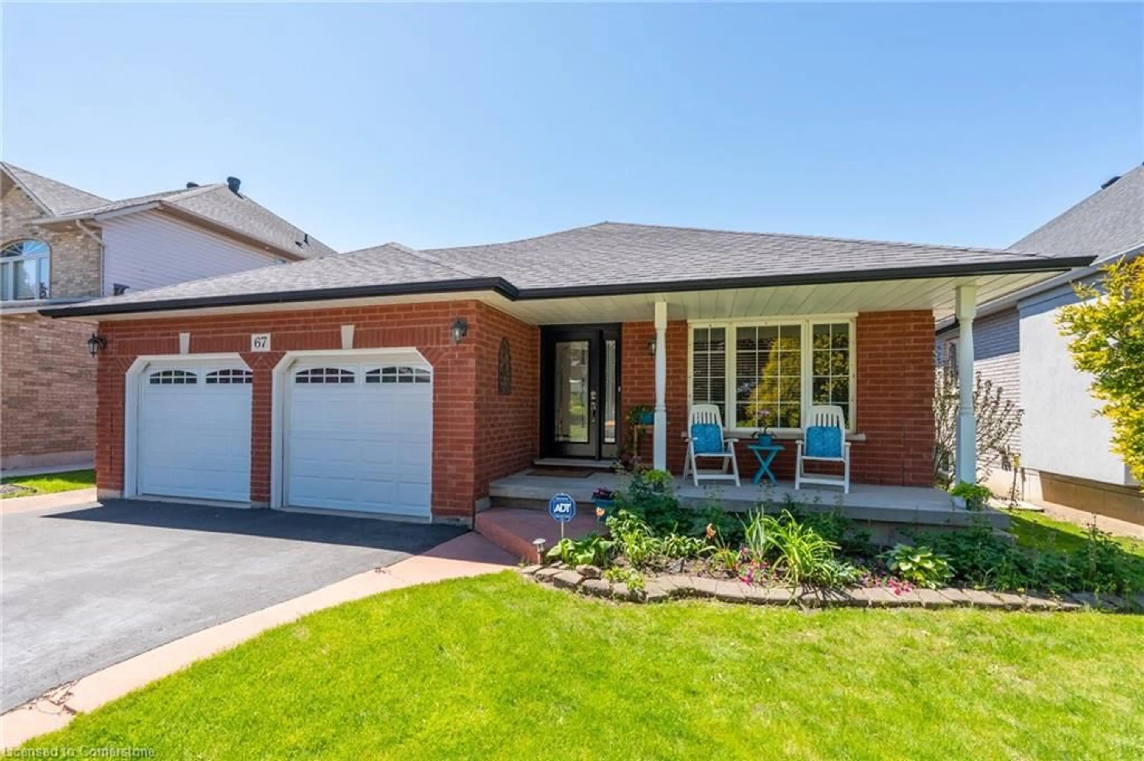 Home with brick exterior material, street for 67 First Rd, Stoney Creek Ontario L8J 3R2