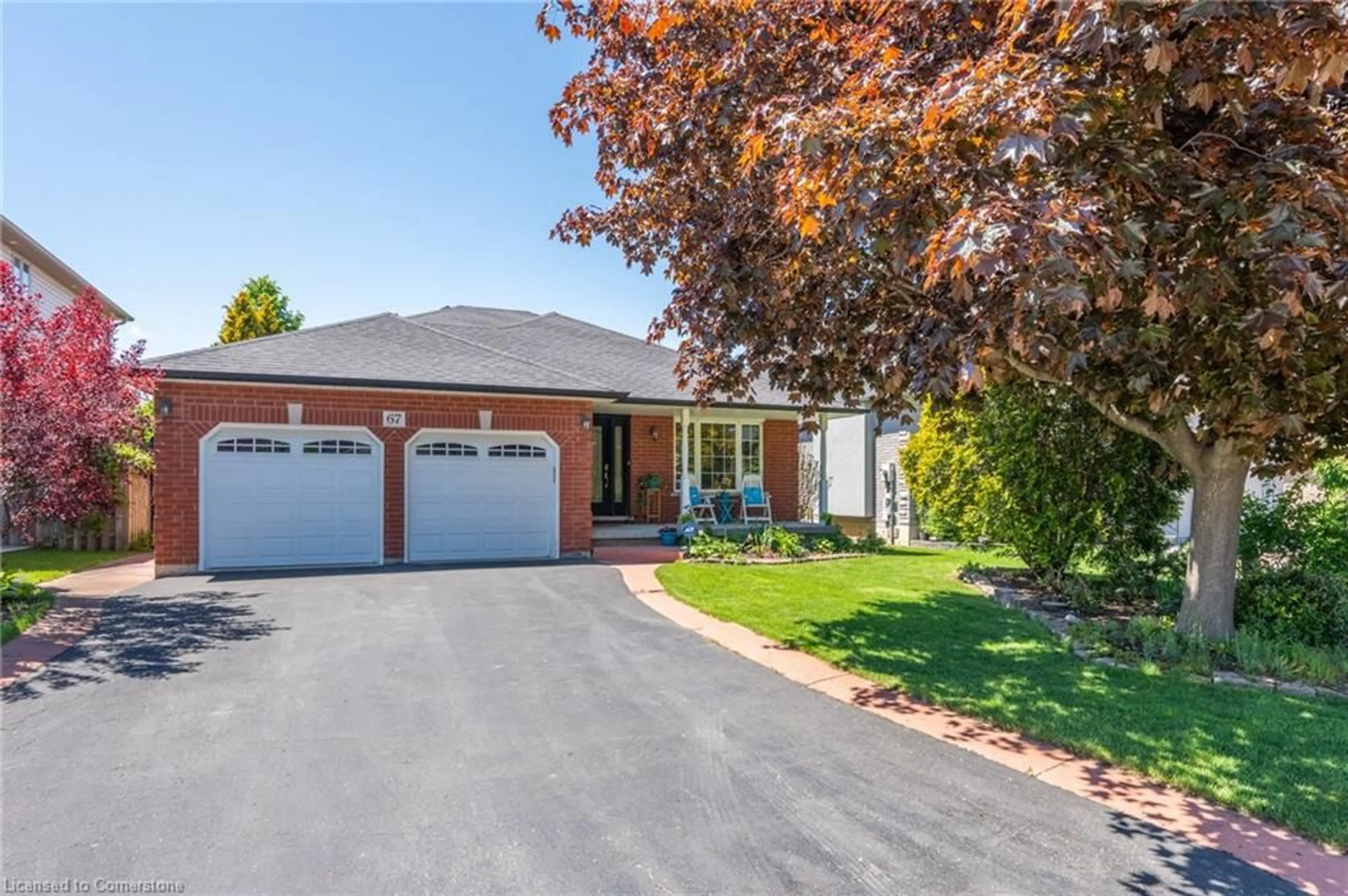 Home with brick exterior material, street for 67 First Rd, Stoney Creek Ontario L8J 3R2