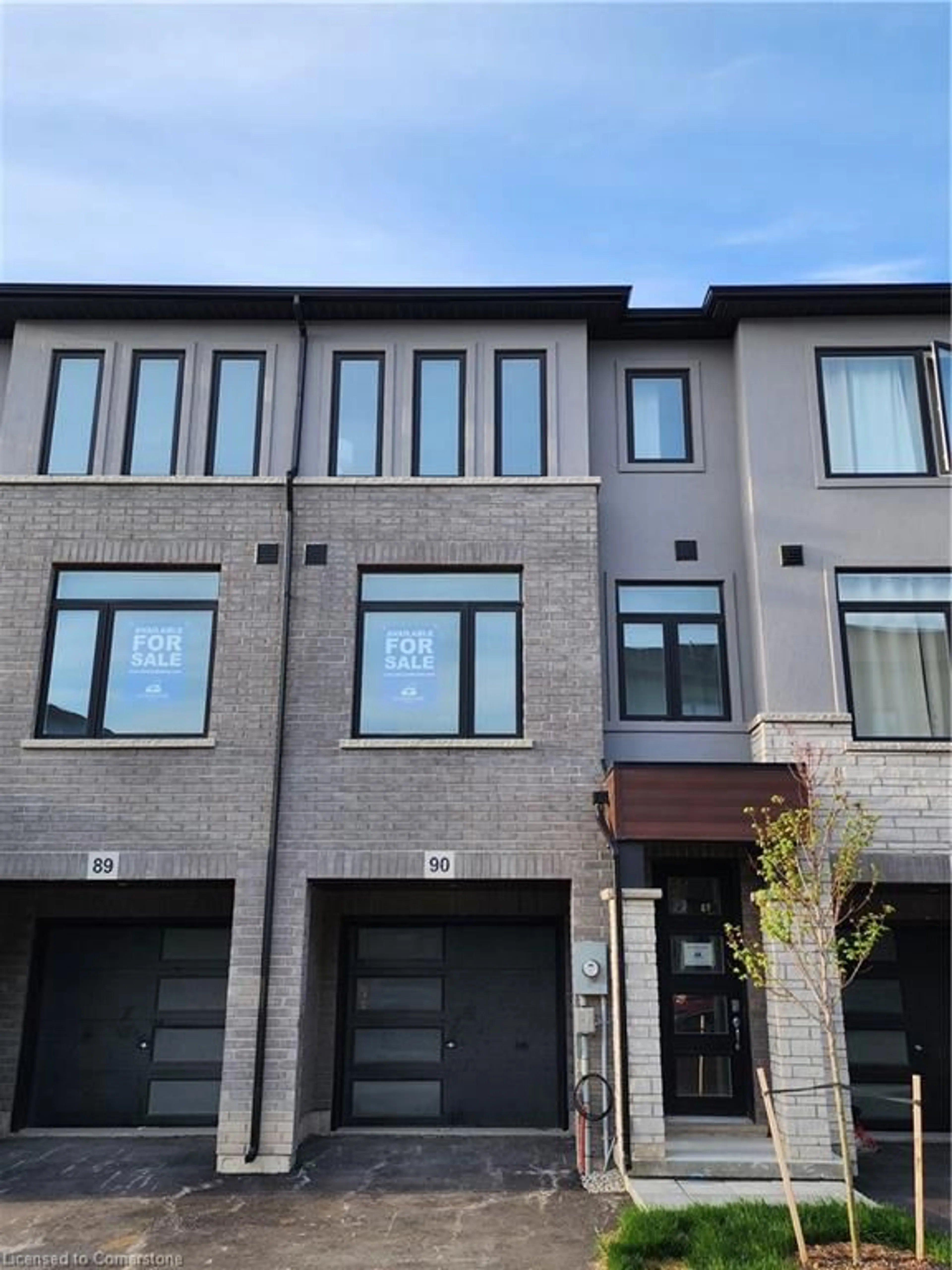 Home with brick exterior material, street for 155 Equestrian Way #90, Cambridge Ontario N3E 0E8