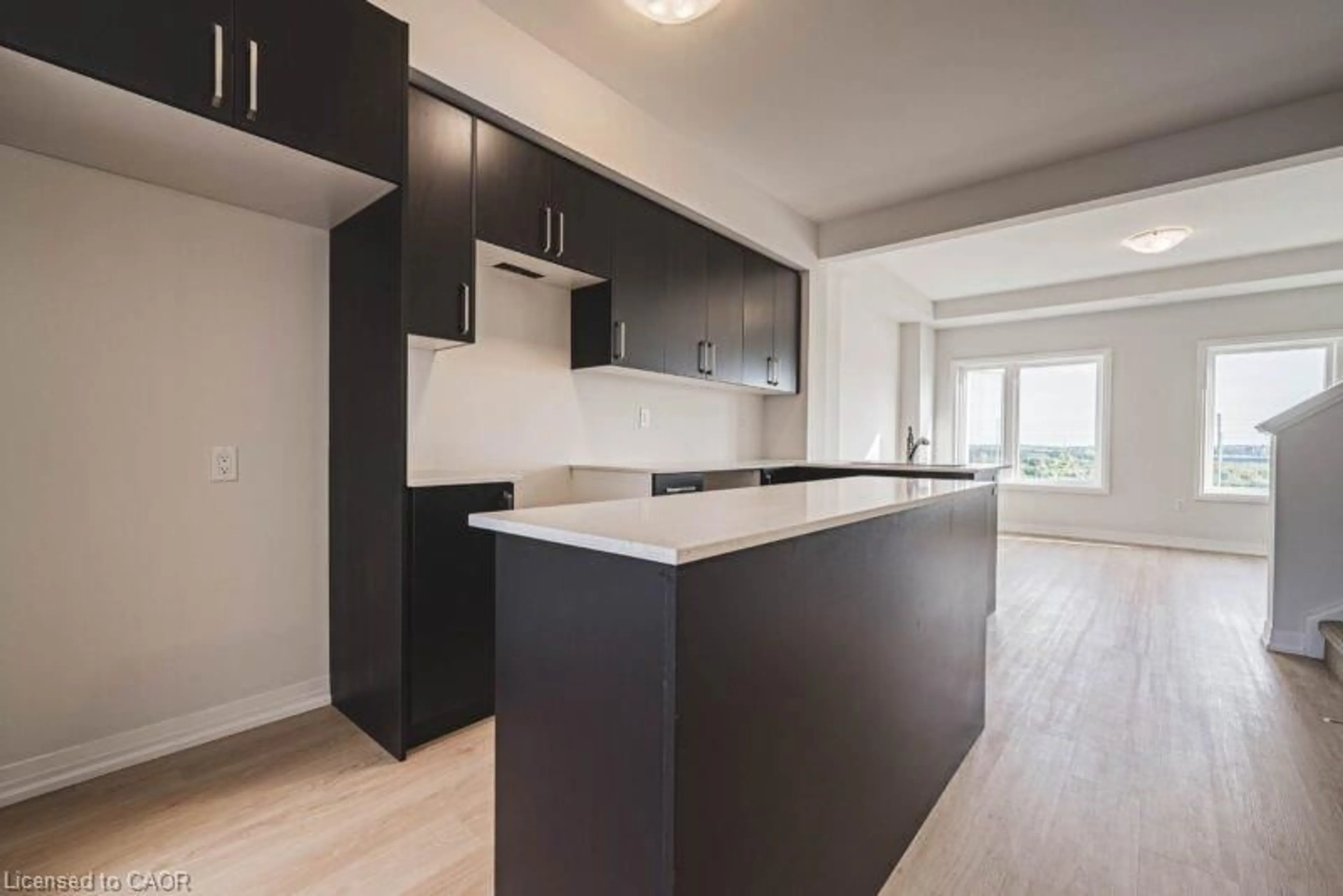 Open concept kitchen, unknown for 155 Equestrian Way #90, Cambridge Ontario N3E 0E8