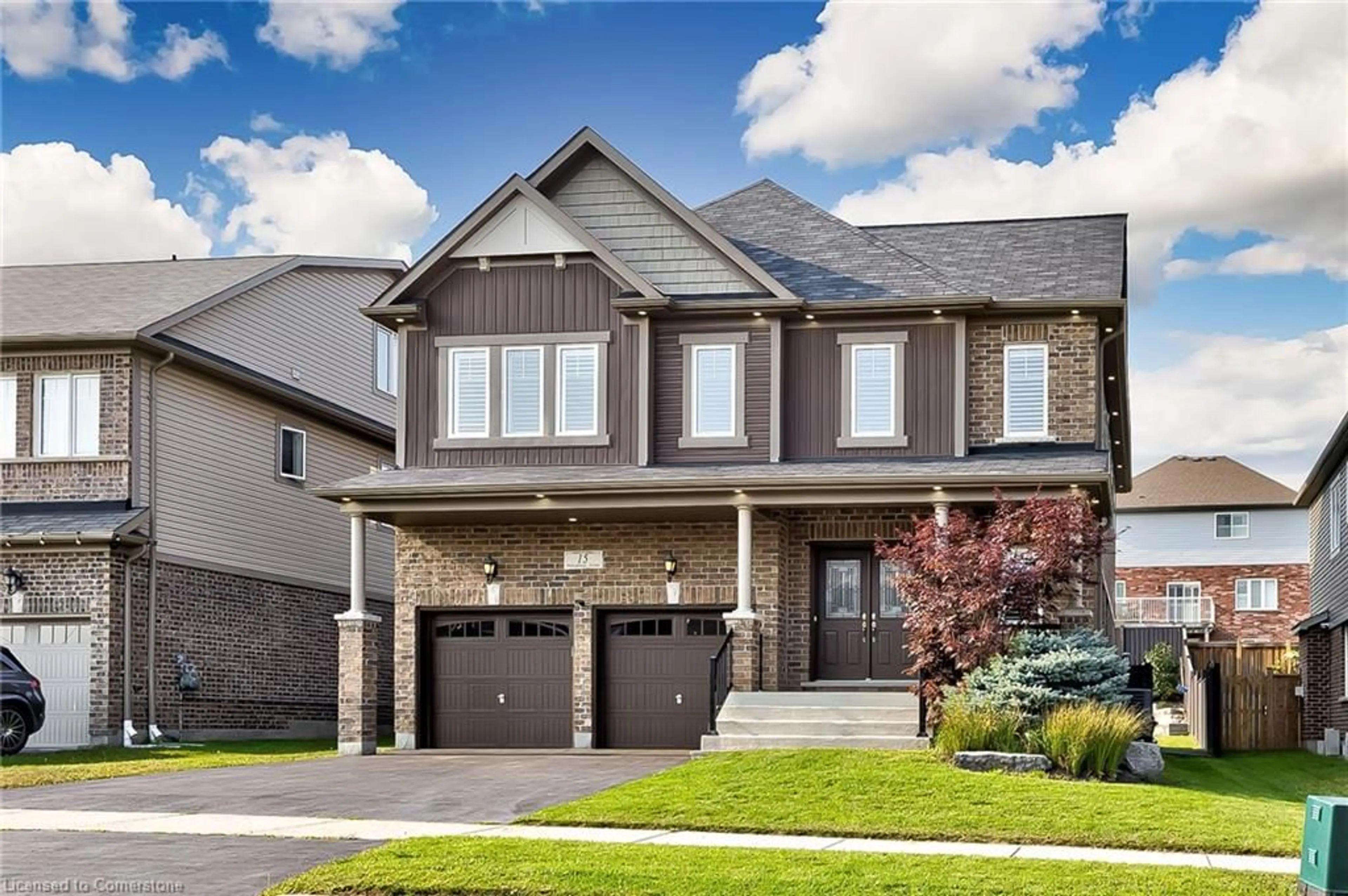 Home with brick exterior material, street for 15 Wetland Way, Kitchener Ontario N2P 0C2