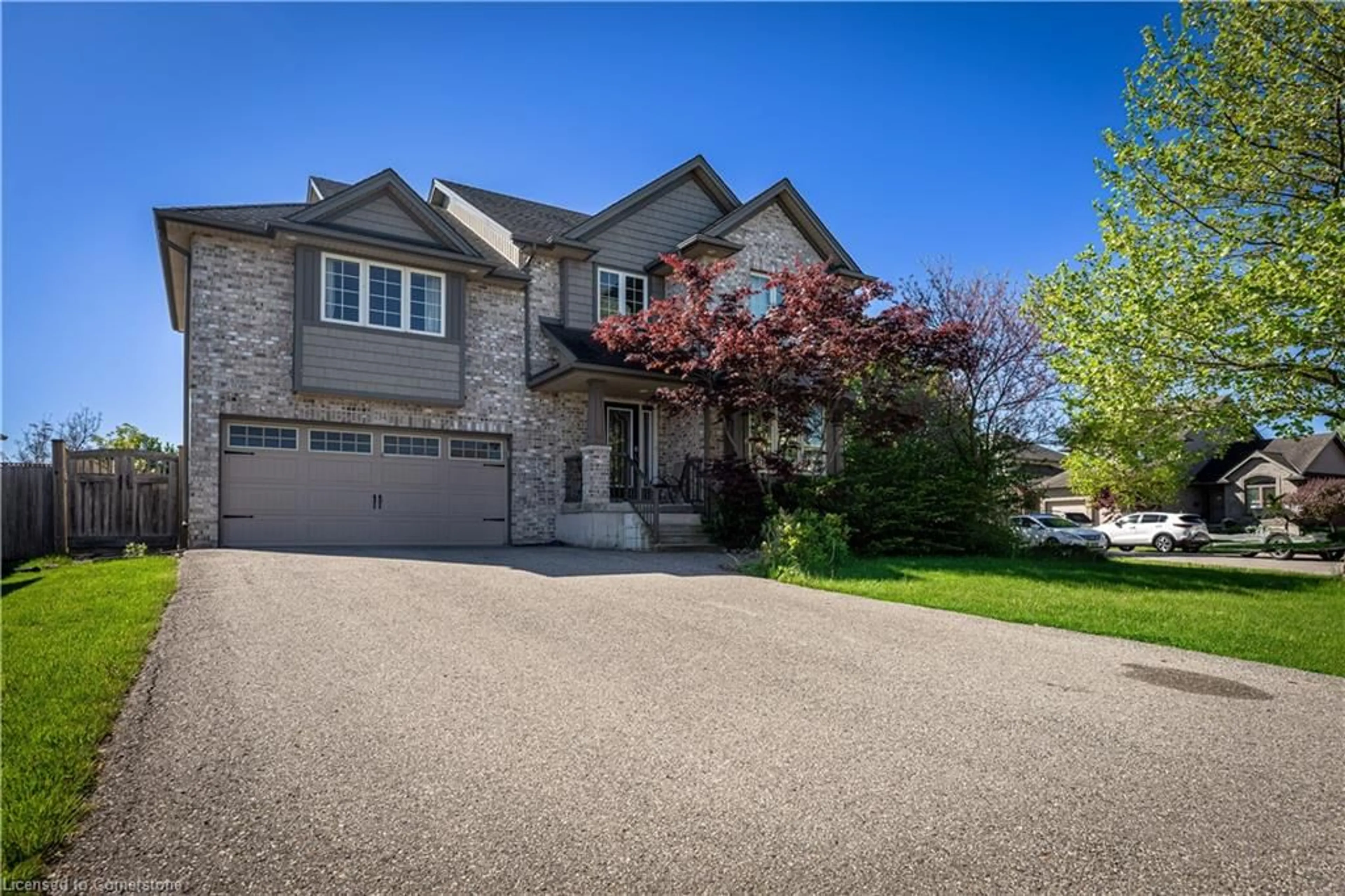 Home with brick exterior material, street for 734 Anzio Rd, Woodstock Ontario N4T 0B5