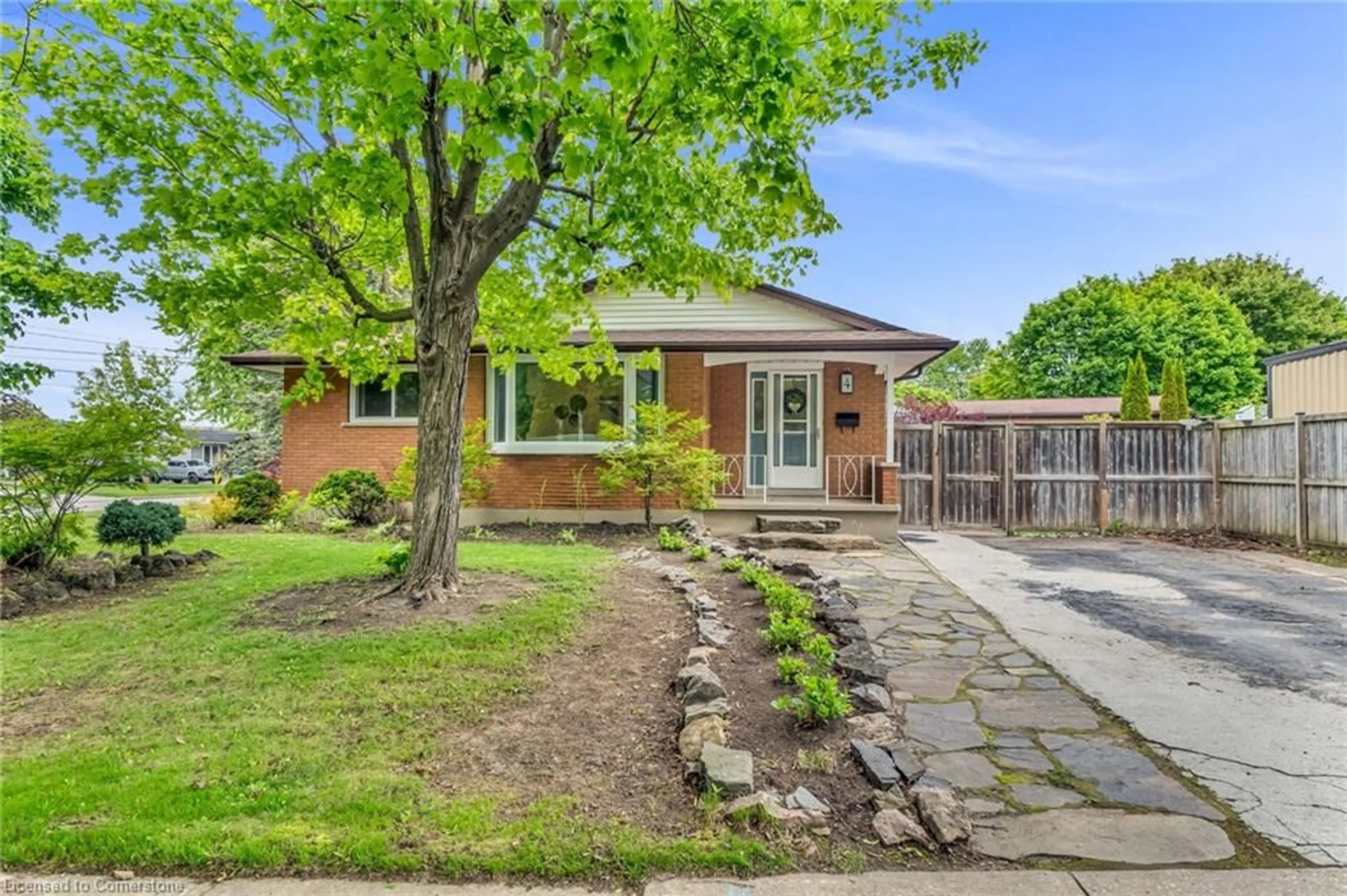Home with brick exterior material, street for 4 Blackbird Cres, Guelph Ontario N1E 3K5