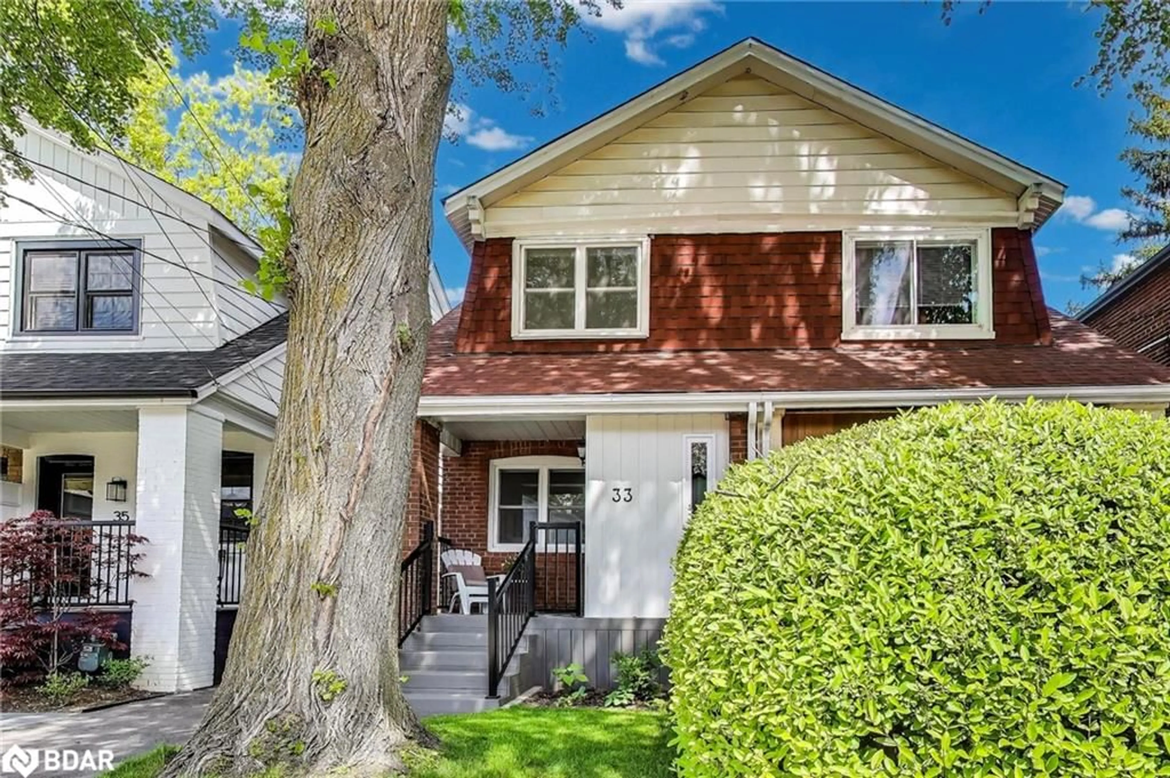 Home with brick exterior material, street for 33 Lemay Rd, Toronto Ontario M4S 2X2