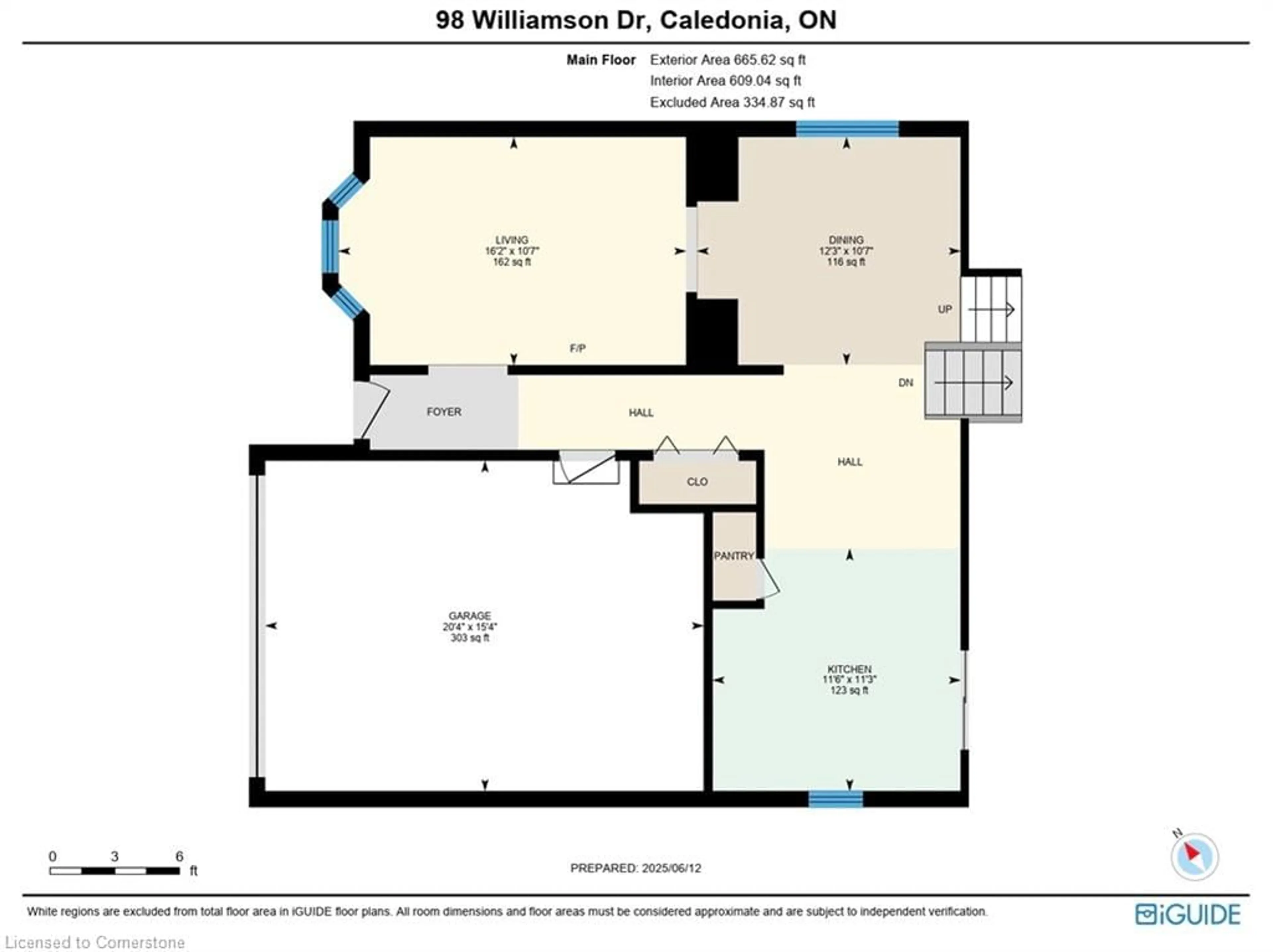Floor plan for 98 Williamson Dr, Caledonia Ontario N3W 1A6