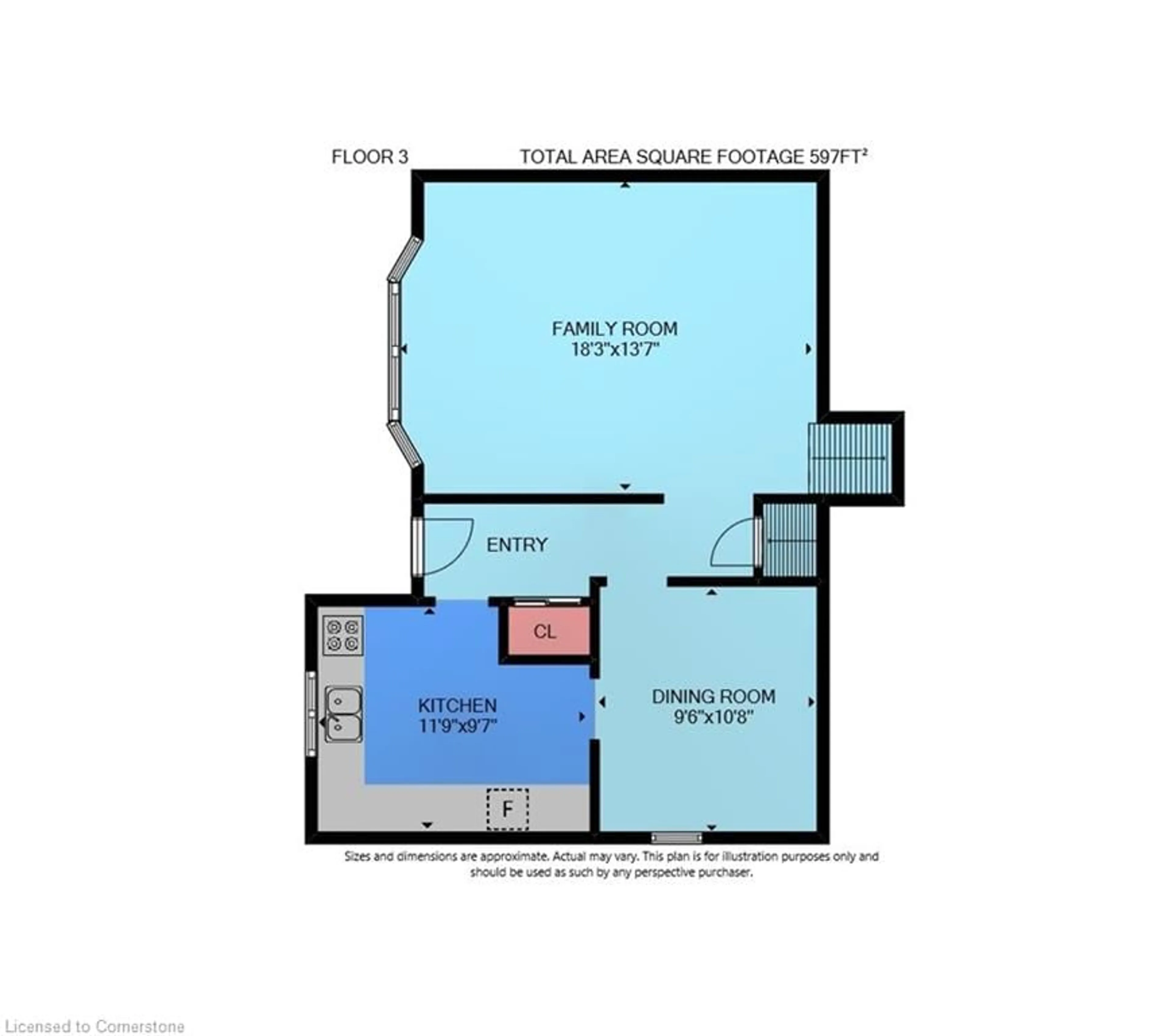 Floor plan for 26 Killins St, Smithville Ontario L0R 2A0