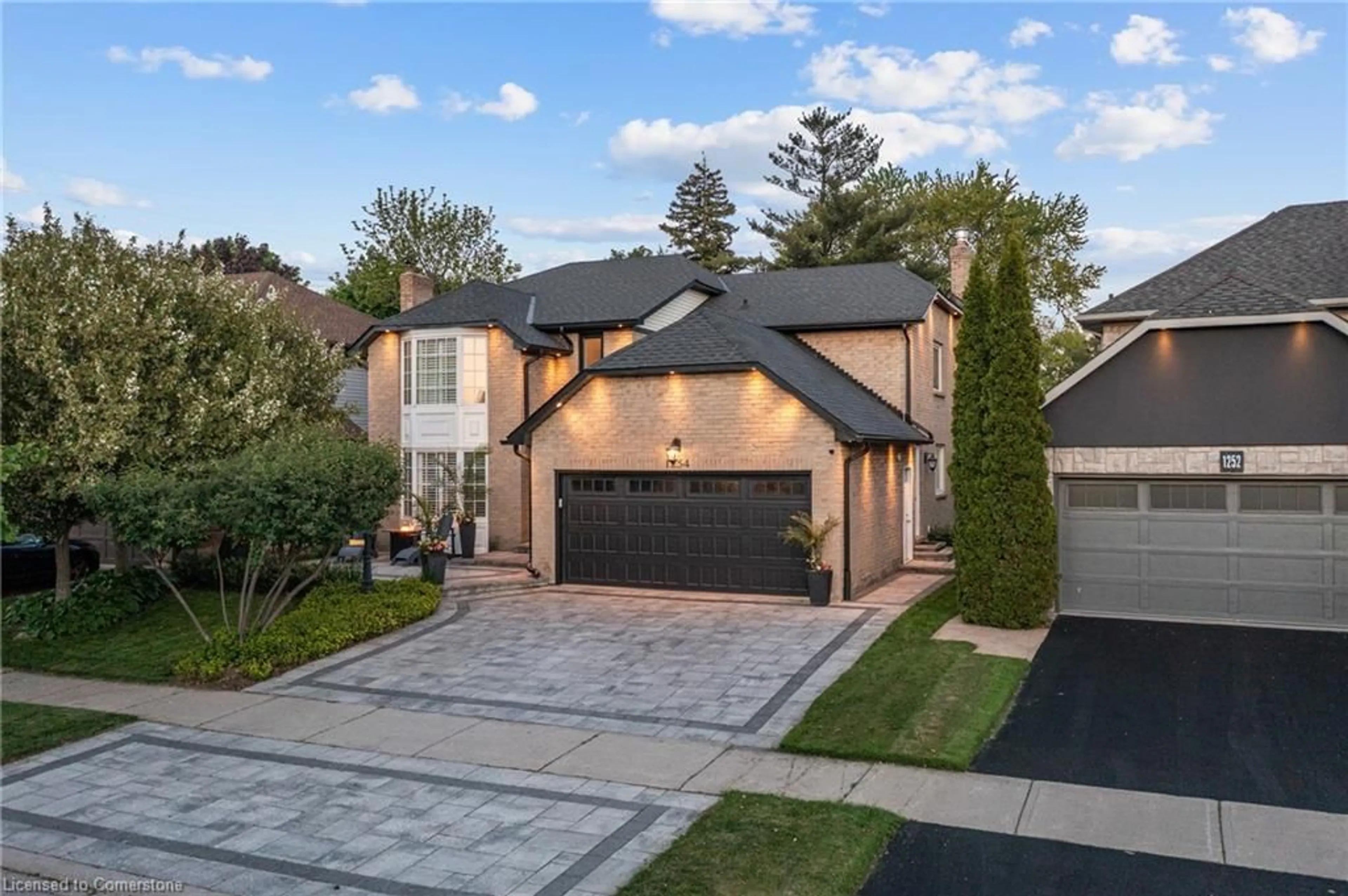 Home with brick exterior material, street for 1254 Hammond St, Burlington Ontario L7S 2E6