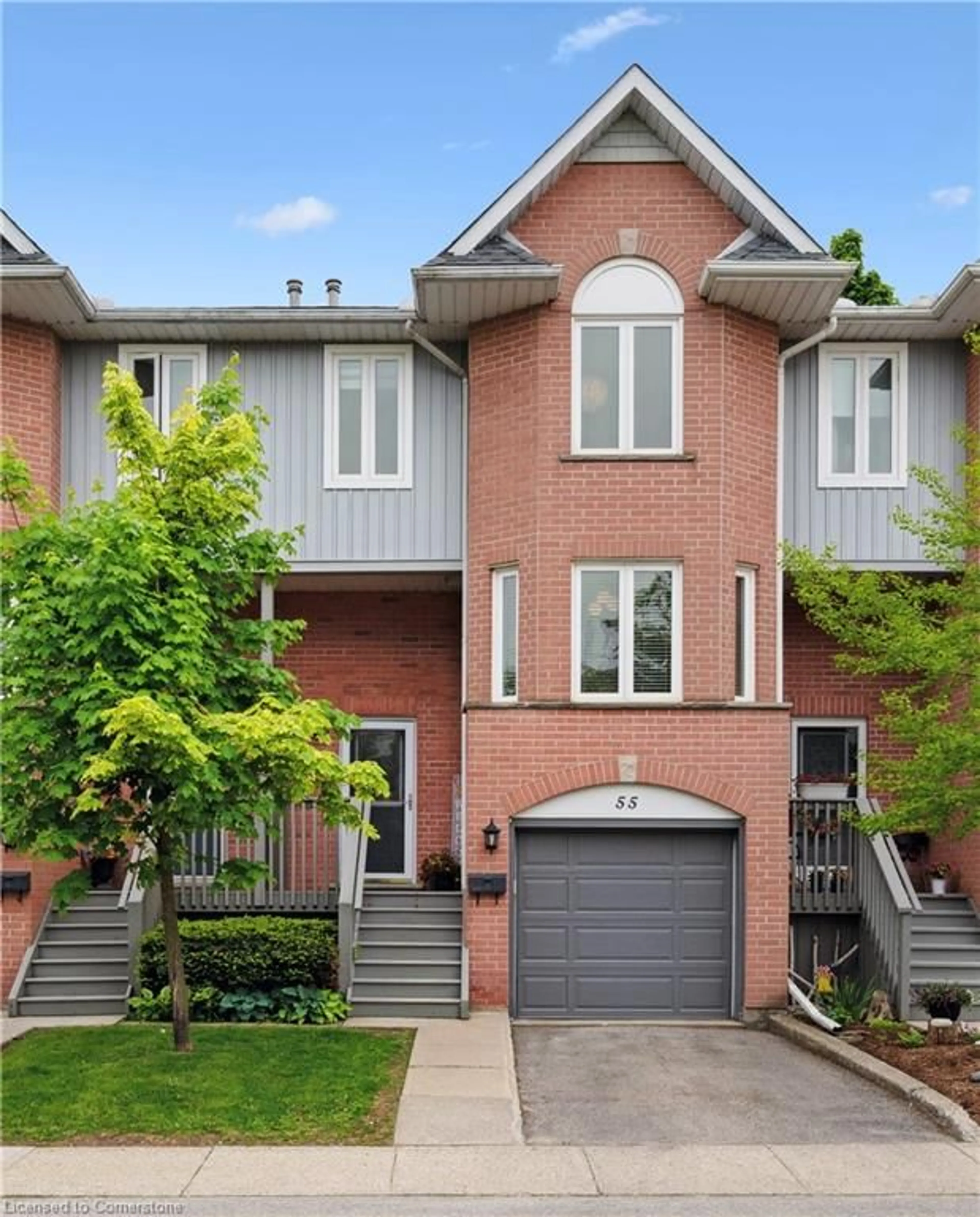 Home with brick exterior material, street for 245 Bishop St #55, Cambridge Ontario N3H 5N2