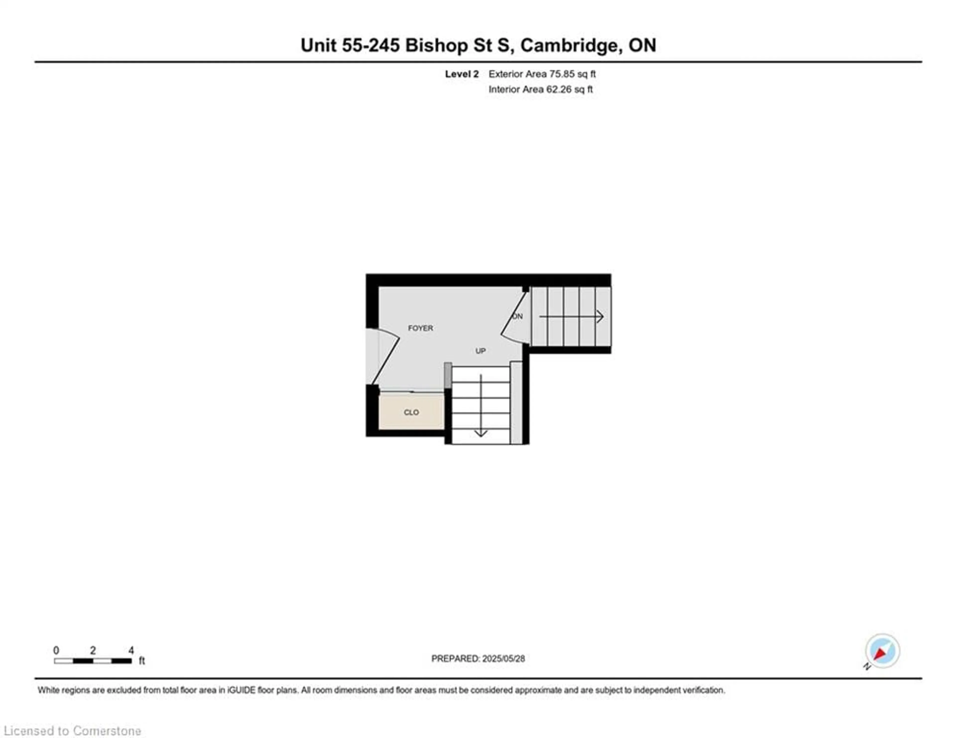 Floor plan for 245 Bishop St #55, Cambridge Ontario N3H 5N2