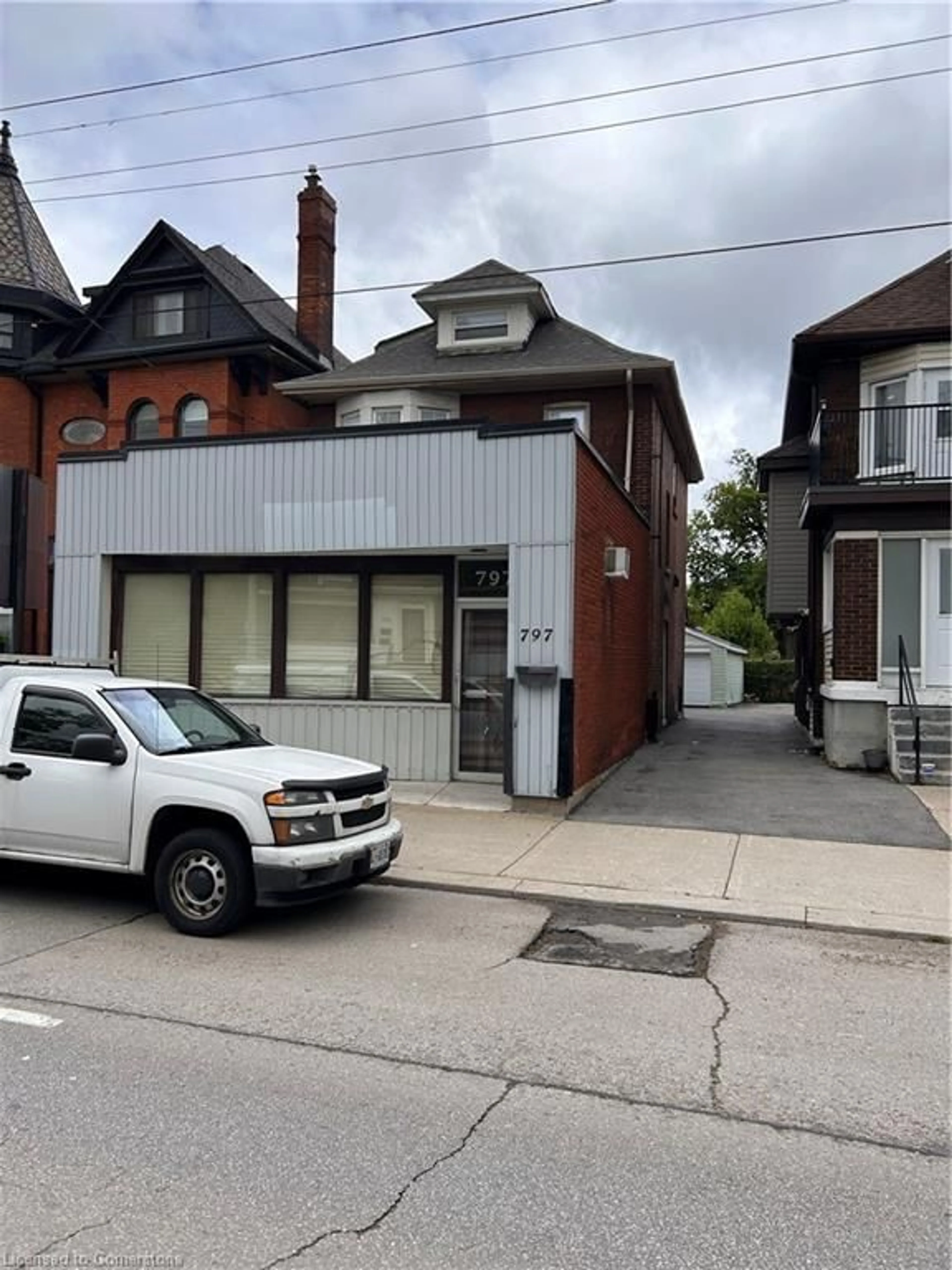 Home with brick exterior material, street for 797 Main St, Hamilton Ontario L8M 1L5