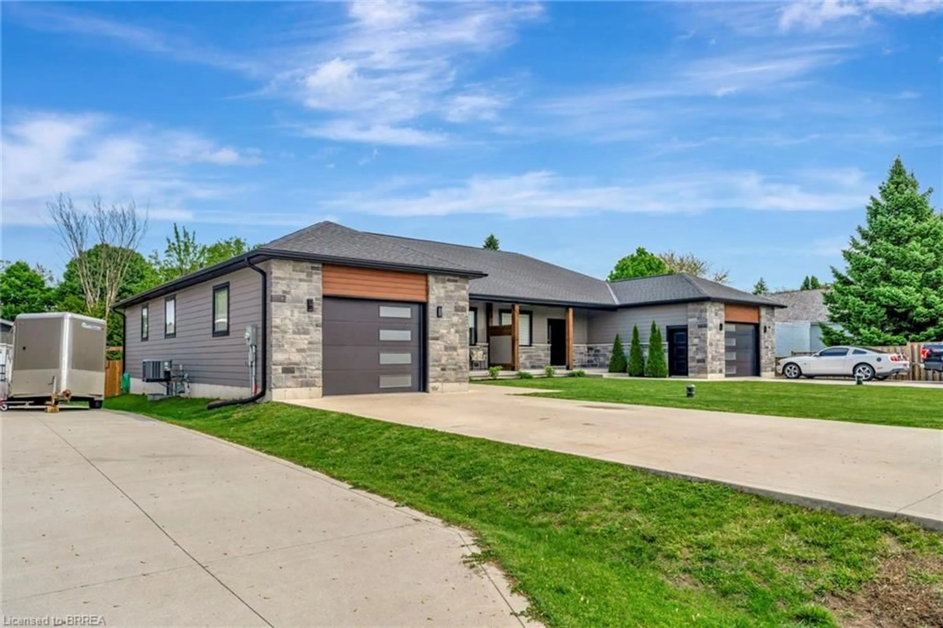 Home with brick exterior material, street for 12 Albert St, Langton Ontario N5V 2L8