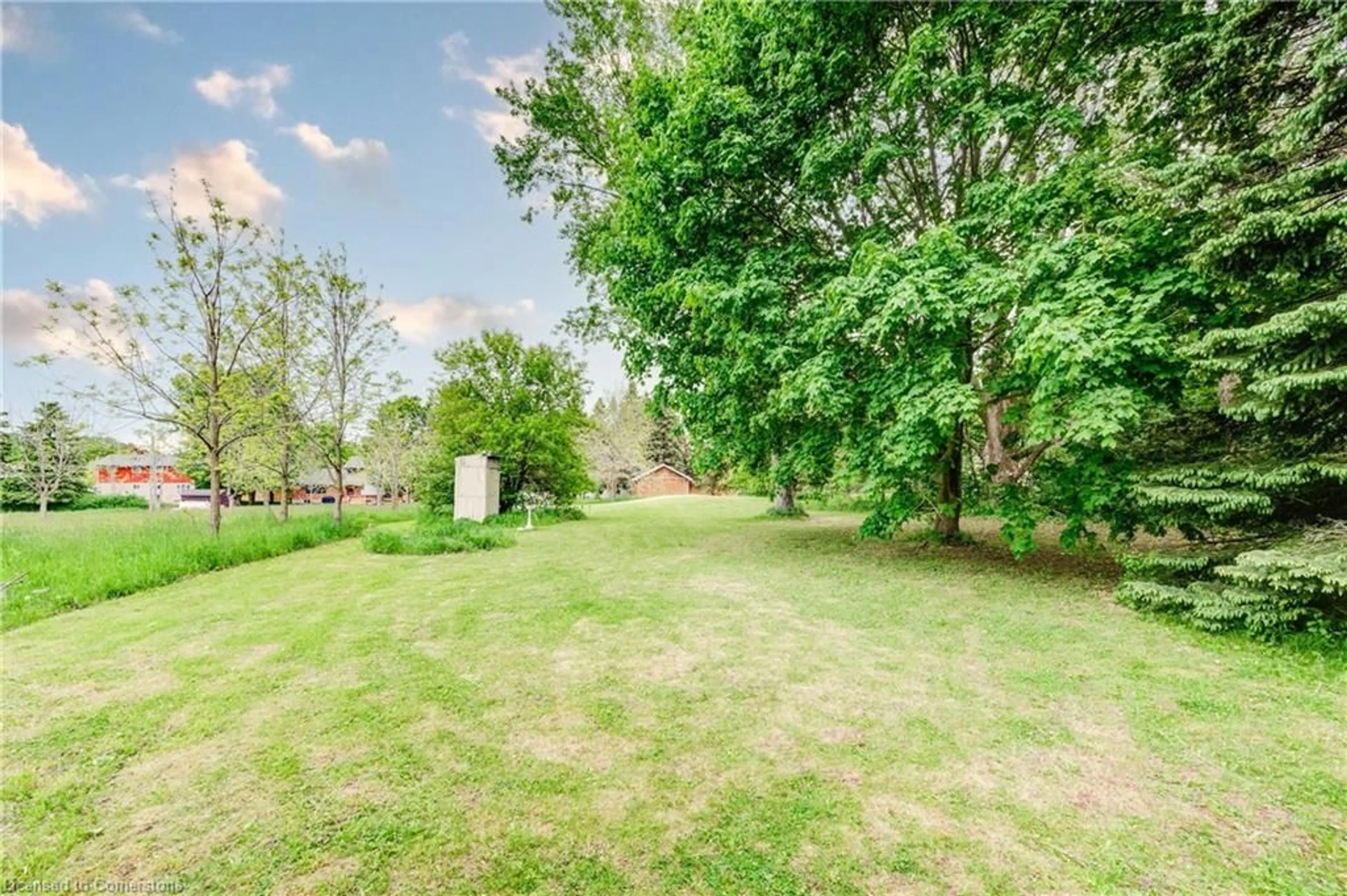 A pic from outside/outdoor area/front of a property/back of a property/a pic from drone, forest/trees view for 25 North St, Egmondville Ontario N0K 1G0