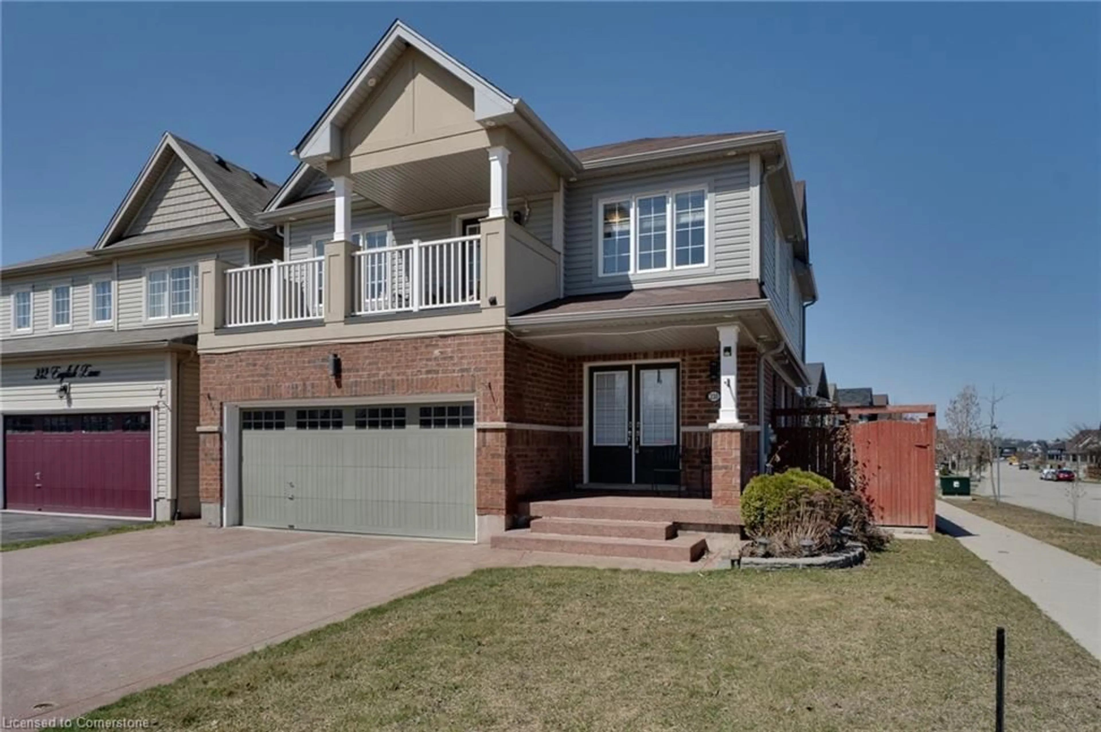 Home with brick exterior material, street for 230 English Lane Lane, Brantford Ontario N3T 0K2