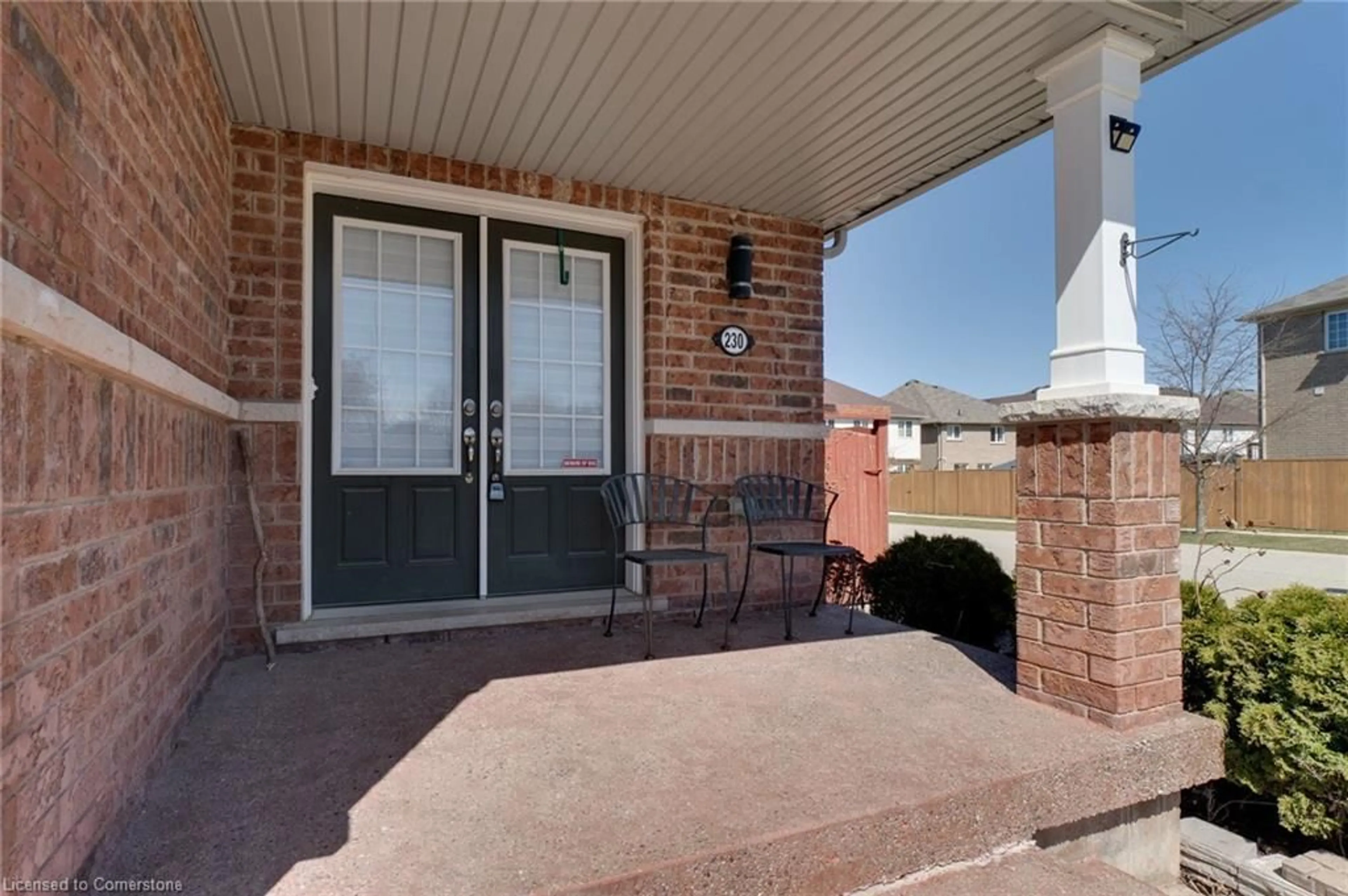 Patio, street for 230 English Lane Lane, Brantford Ontario N3T 0K2