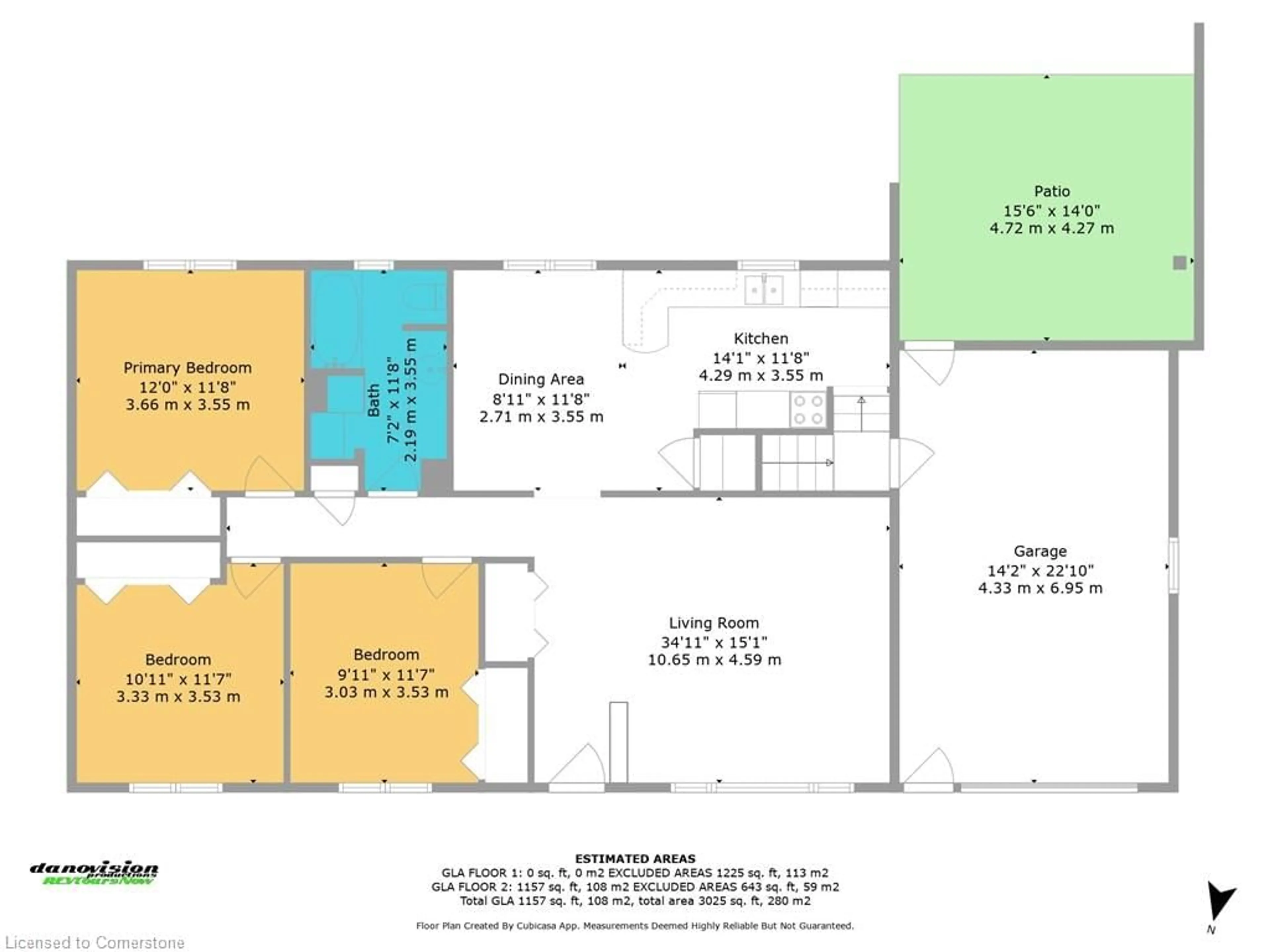 Floor plan for 44 Woodley Rd, Waterford Ontario N0E 1Y0