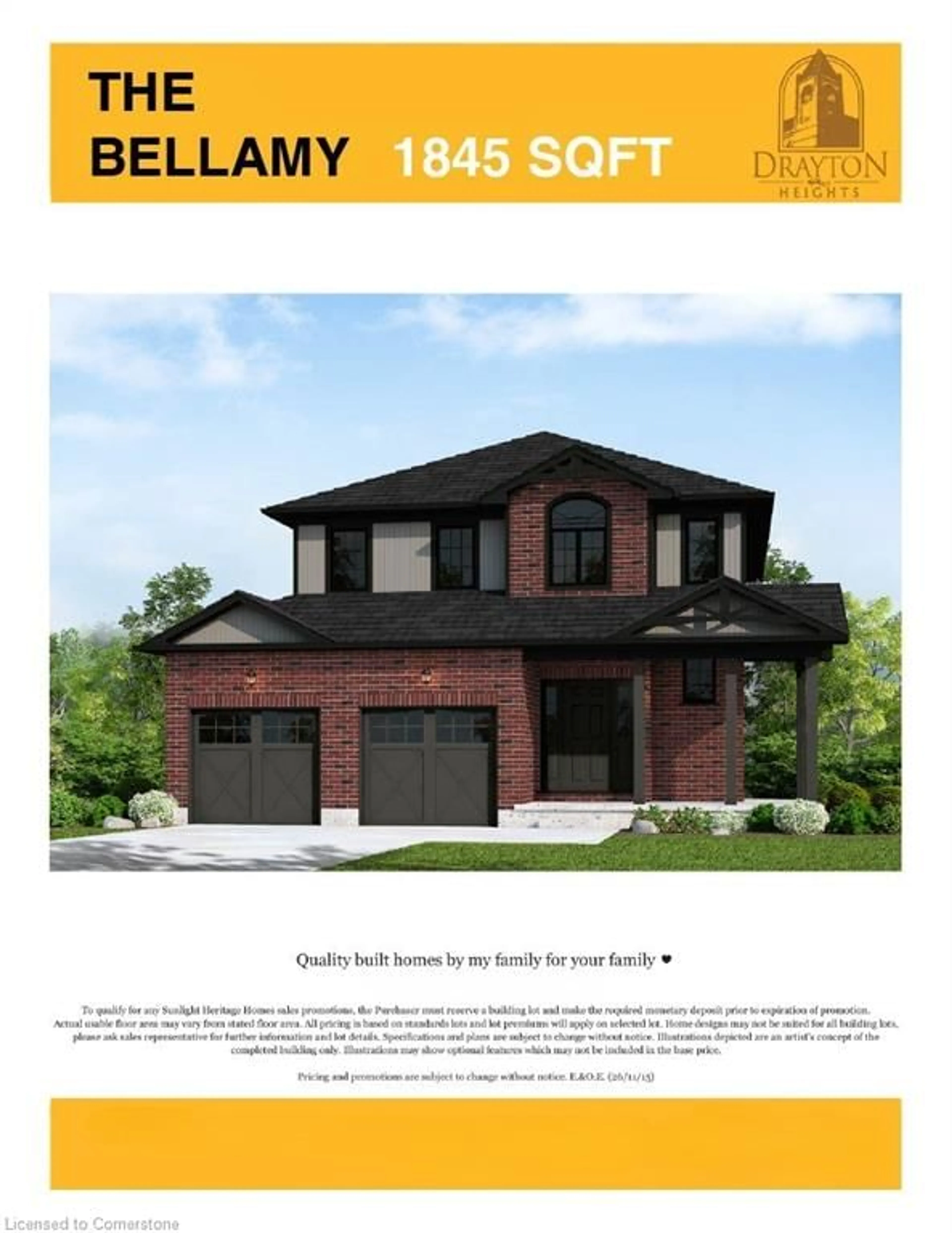 Home with brick exterior material, building for 103 Maple St, Drayton Ontario N0G 1P0