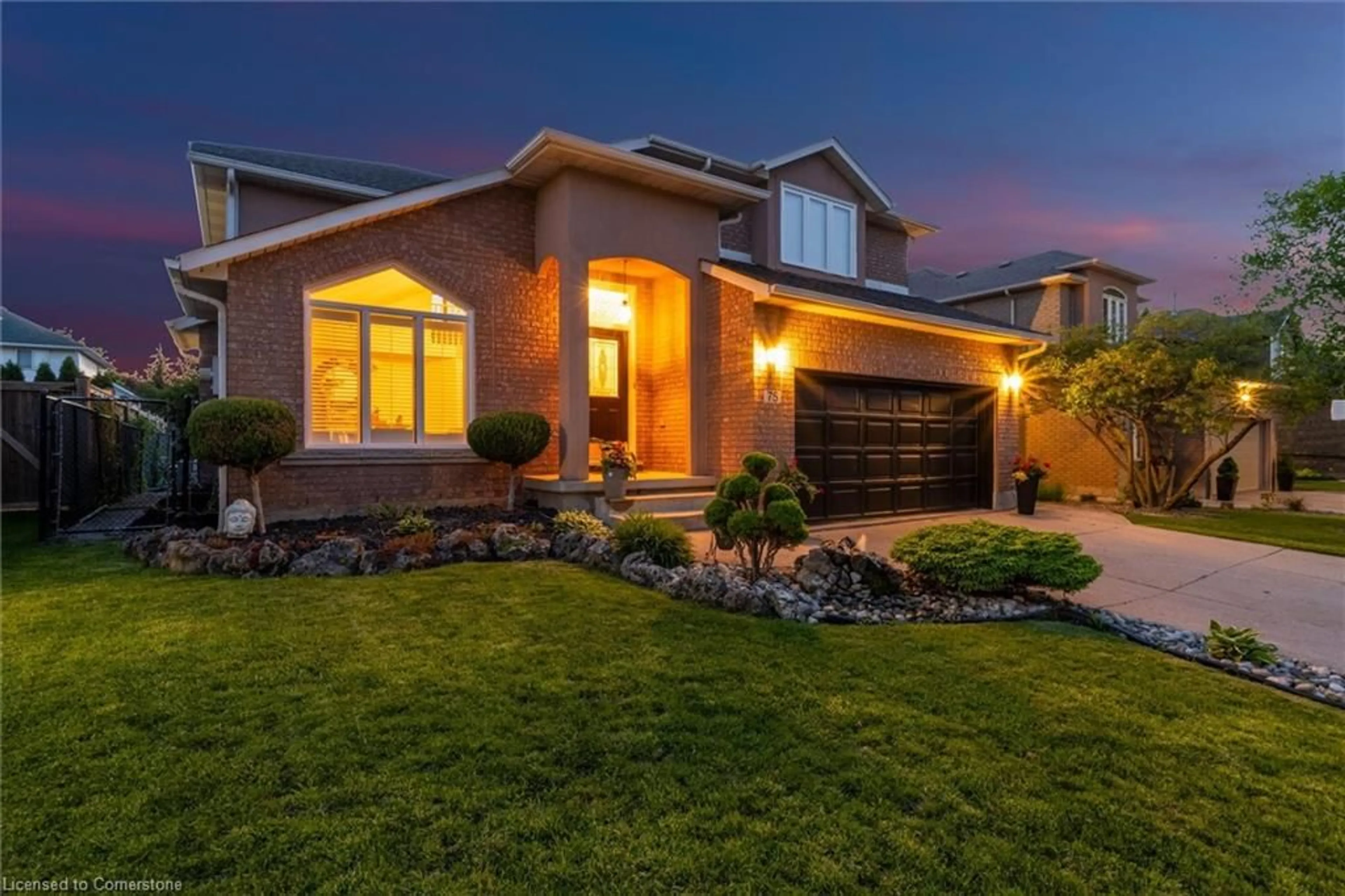 Home with brick exterior material, street for 75 Gatestone Dr, Stoney Creek Ontario L8J 2T9
