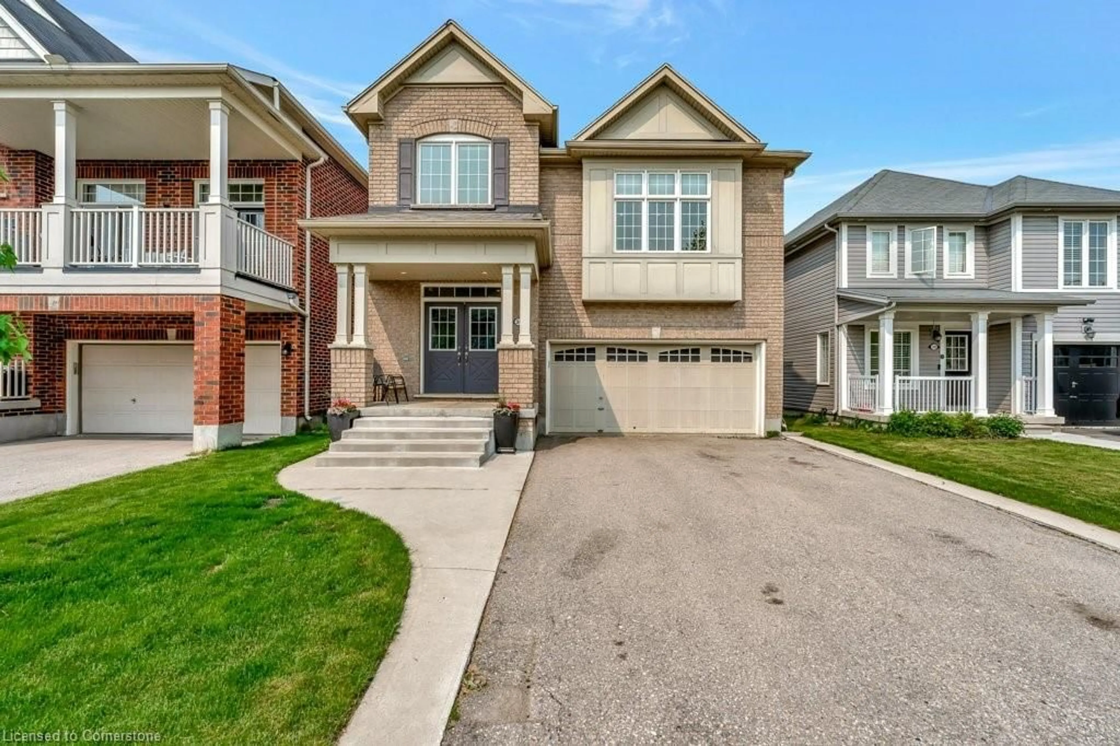 Home with brick exterior material, street for 34 Staines St, Breslau Ontario N0B 1M0