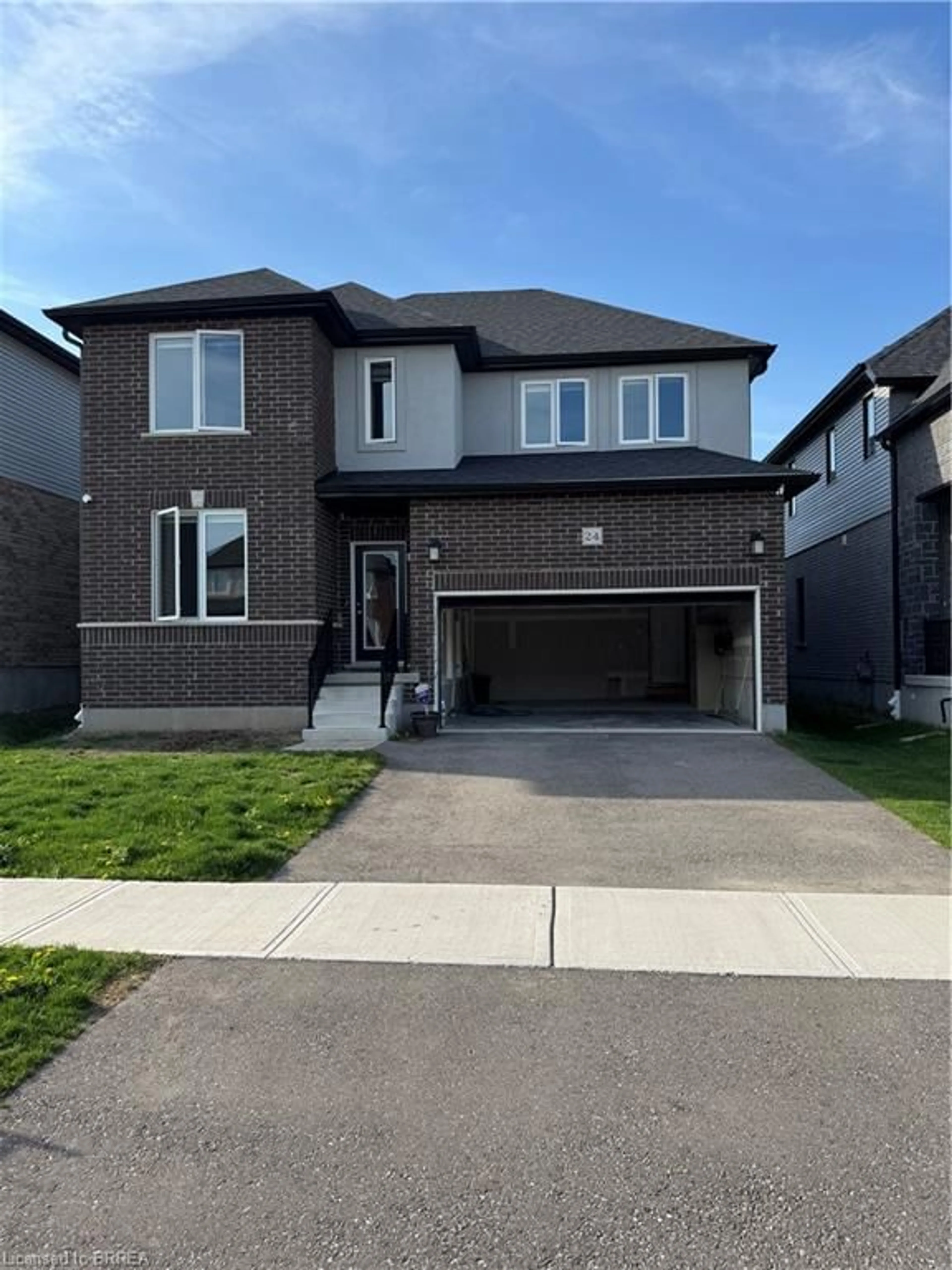 Home with brick exterior material, street for 24 Sass Cres, Paris Ontario N3L 0A9