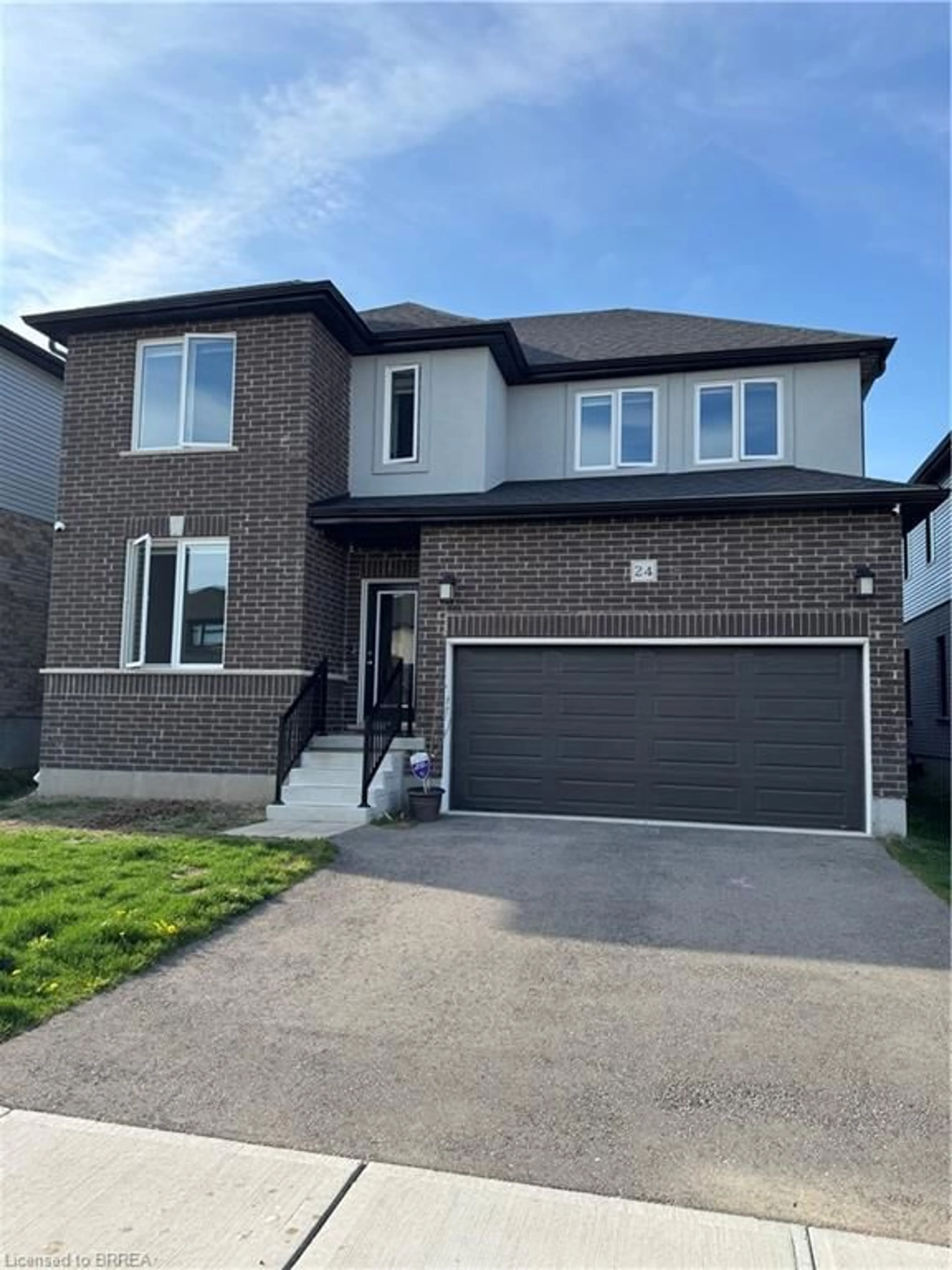 Home with brick exterior material, street for 24 Sass Cres, Paris Ontario N3L 0A9