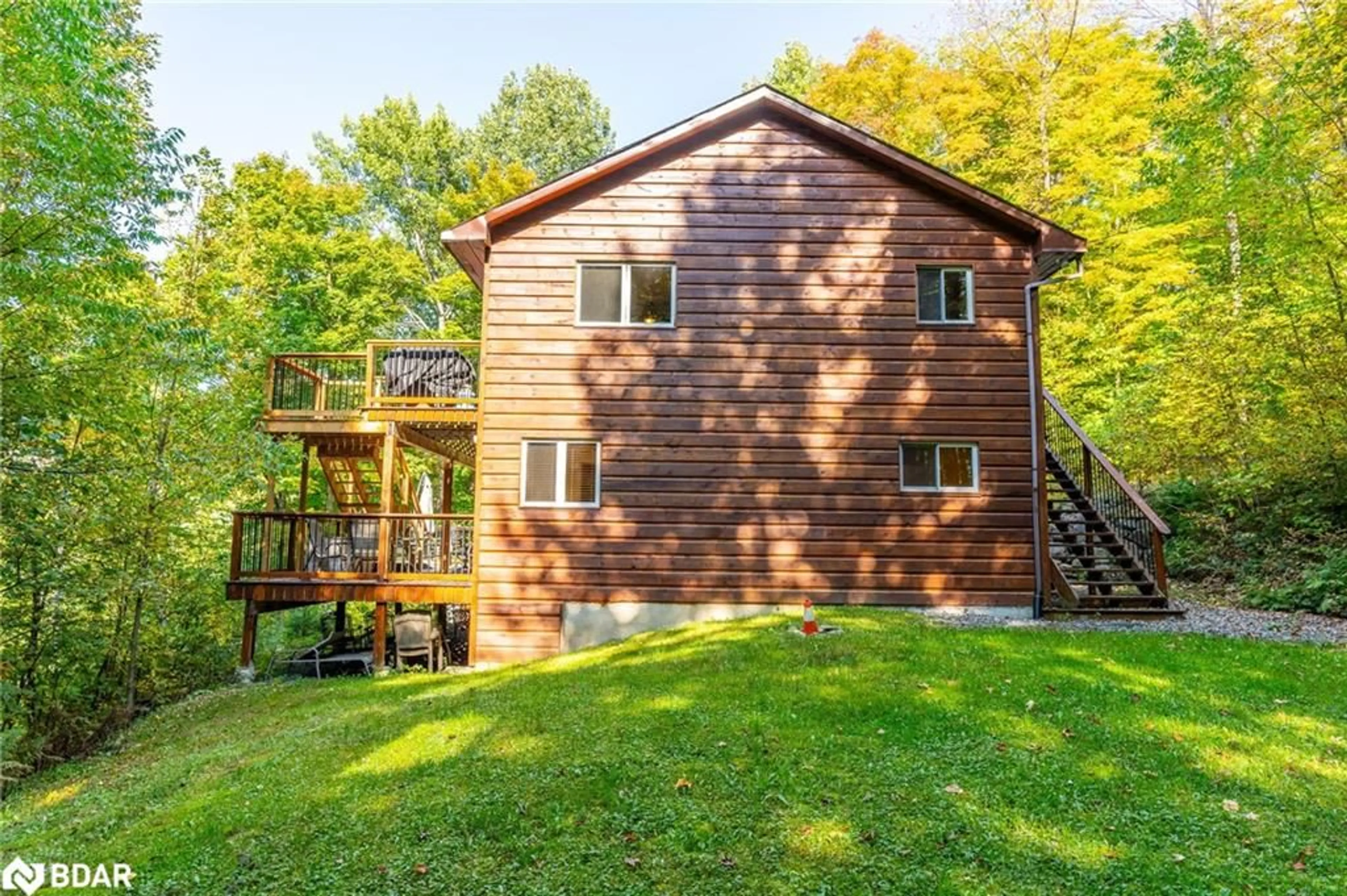 Patio, water/lake/river/ocean view for 1091 Eashores Rd, Haliburton Ontario K0M 1M0