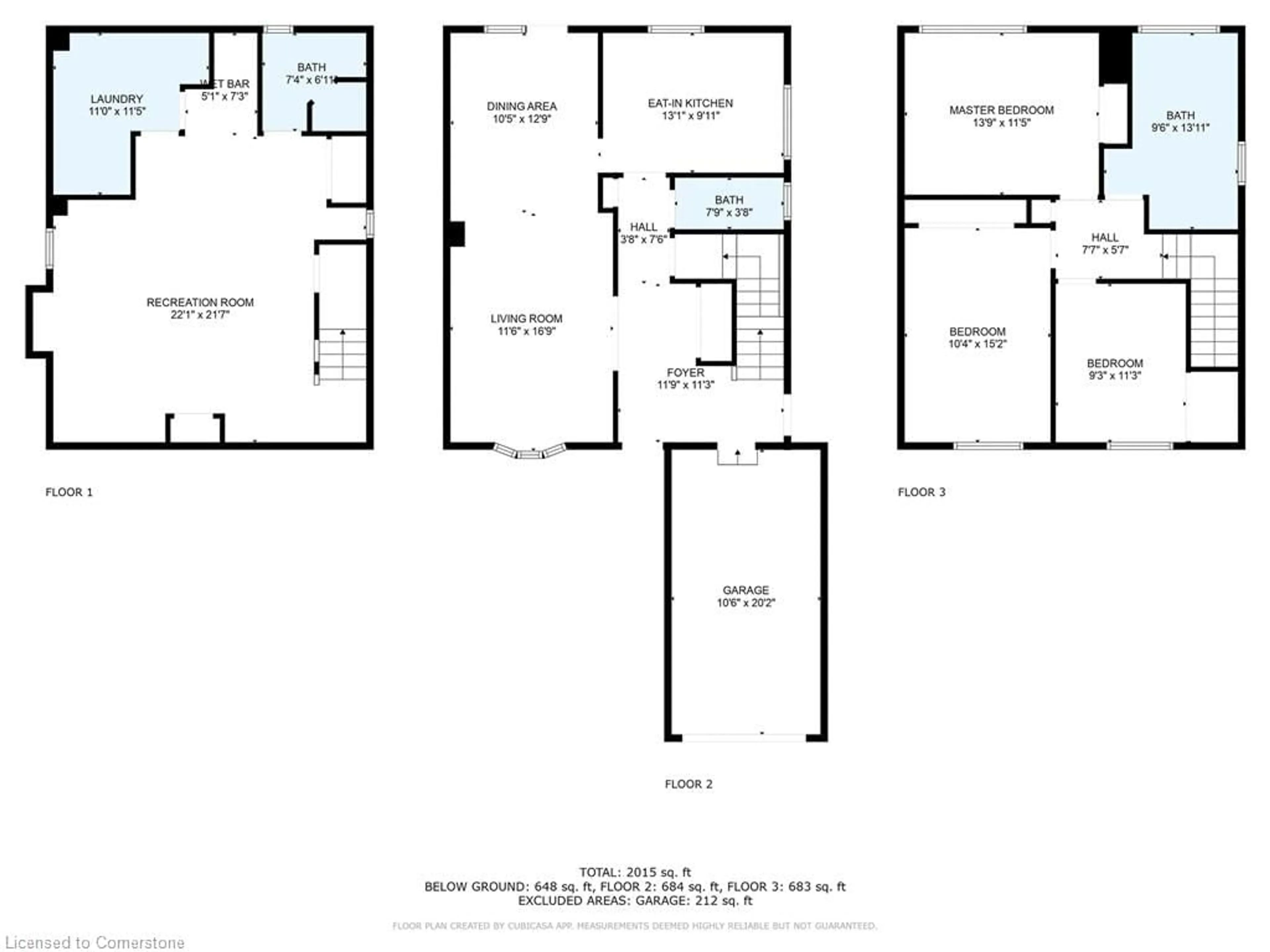 Floor plan for 535 Upper Horning Rd, Hamilton Ontario L9C 7P7