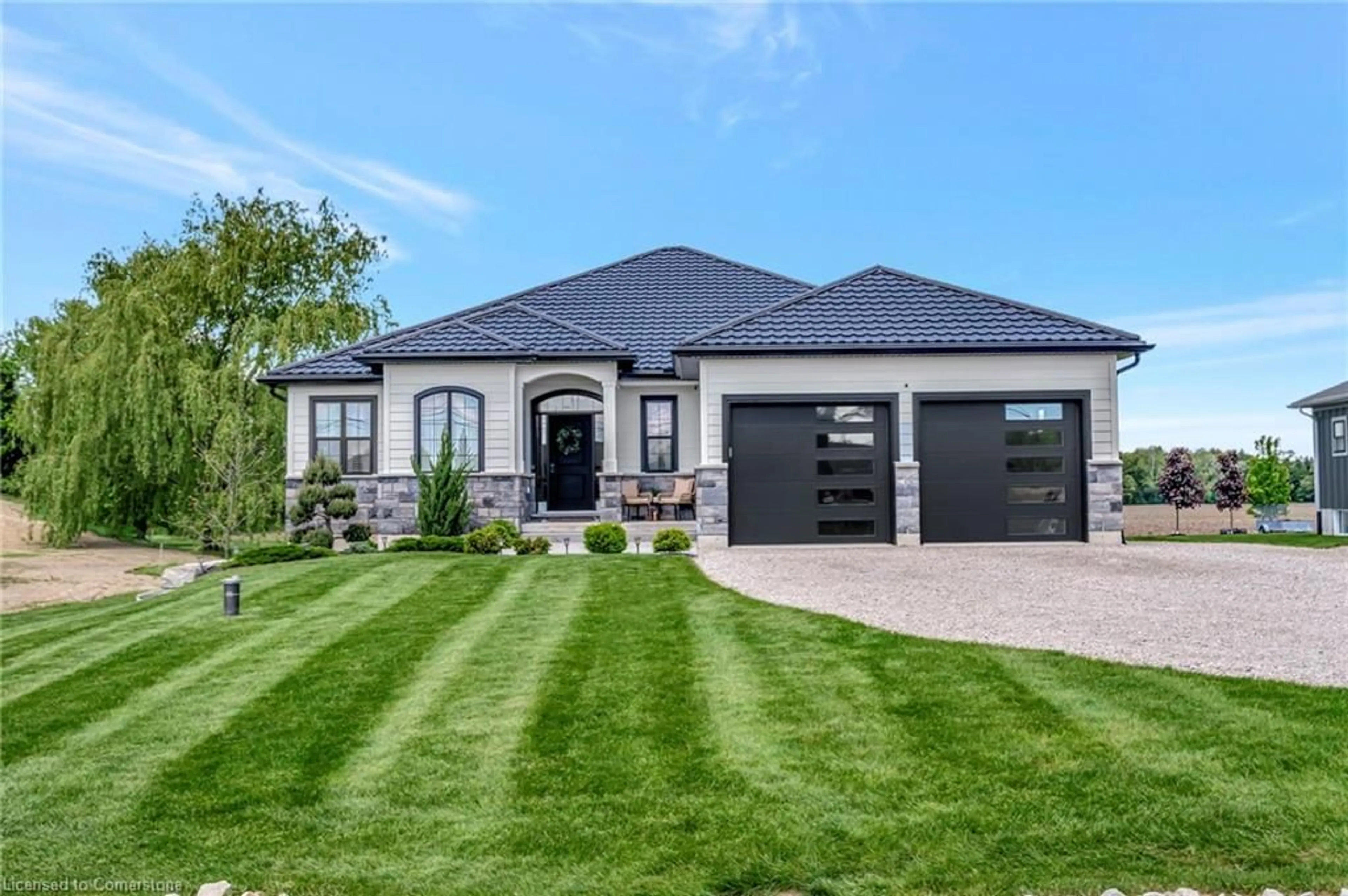 Home with brick exterior material, street for 11715 Plank Rd, Eden Ontario N0J 1H0