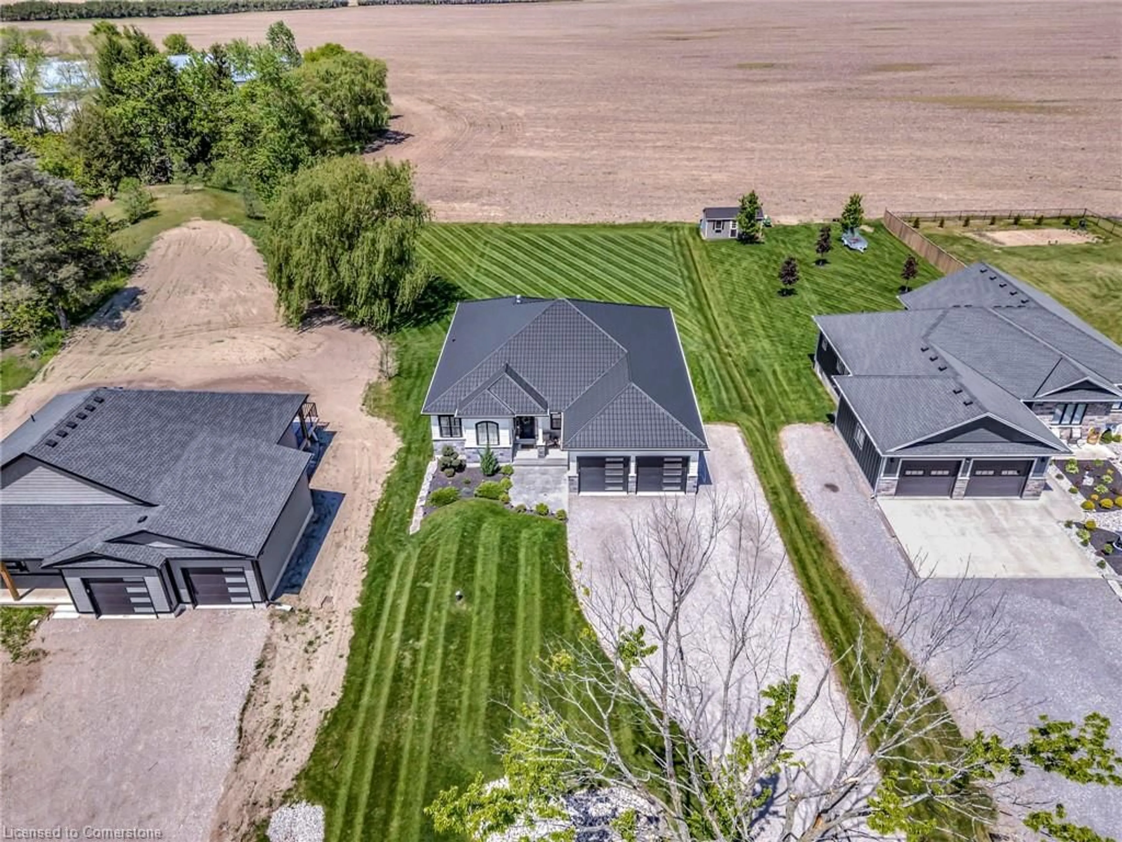 A pic from outside/outdoor area/front of a property/back of a property/a pic from drone, street for 11715 Plank Rd, Eden Ontario N0J 1H0