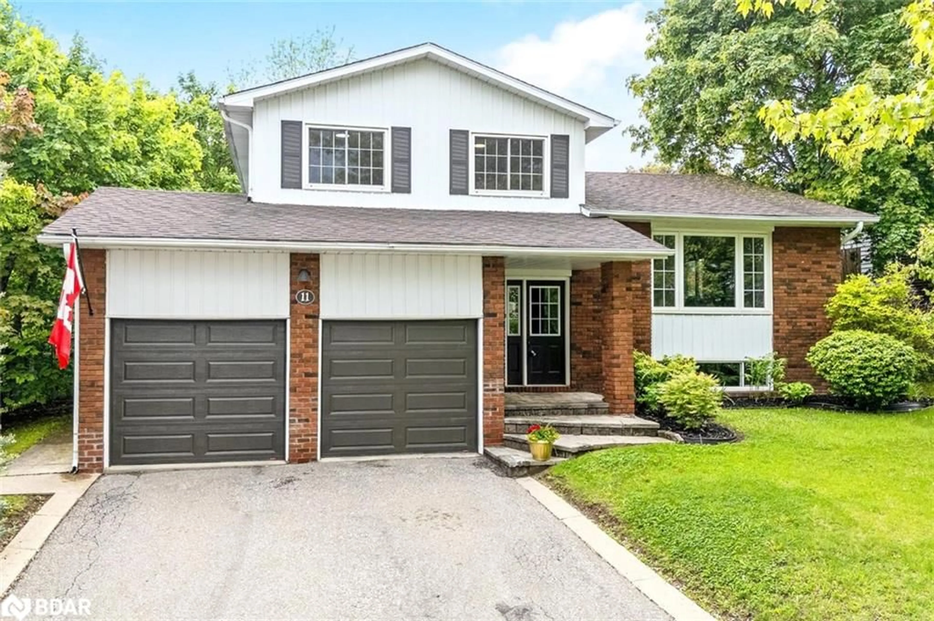 Home with brick exterior material, street for 11 Hillside Dr, Georgetown Ontario L7G 4W2