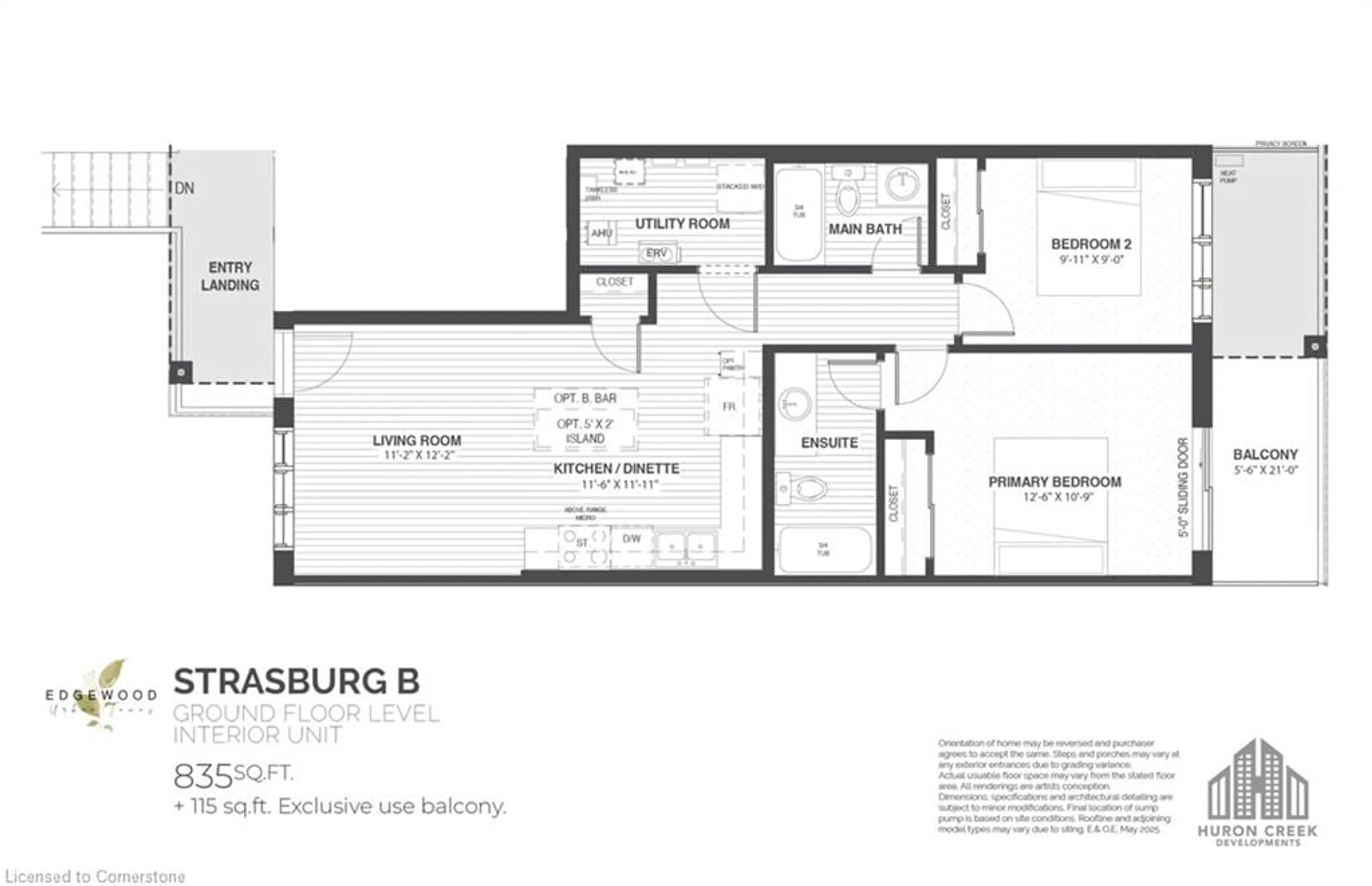 Floor plan for 2135 Strasburg Rd #10, Kitchener Ontario N2L 0C7