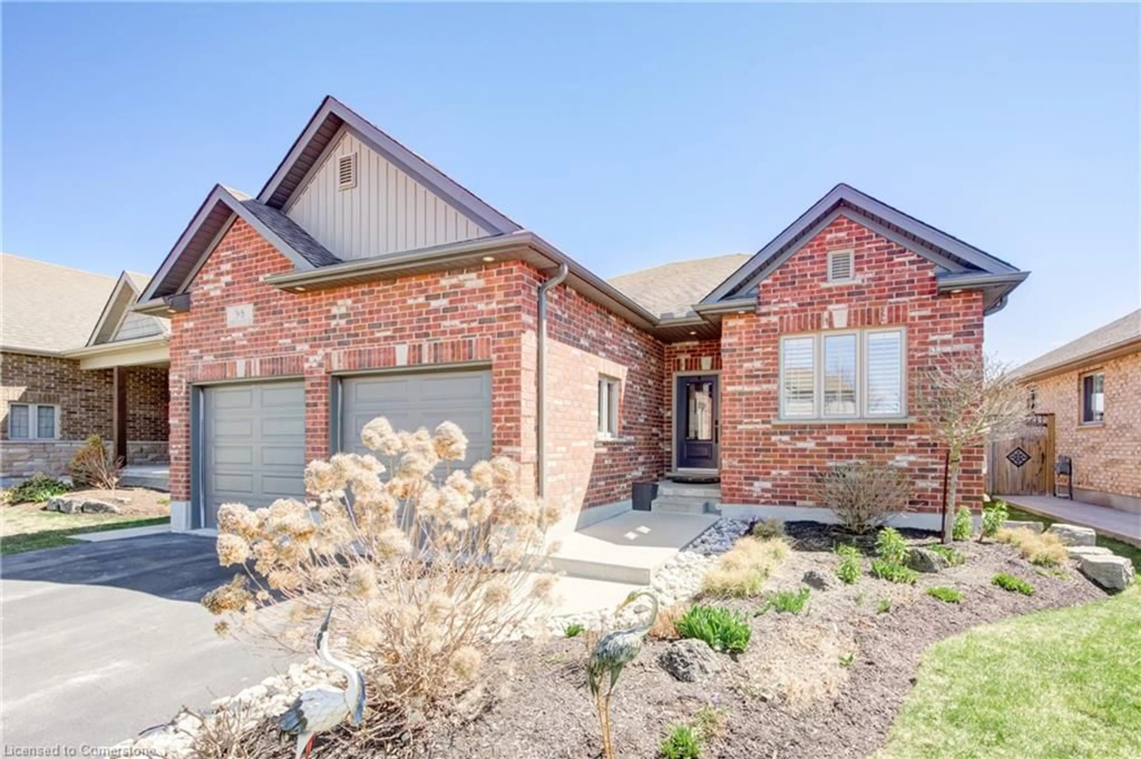 Home with brick exterior material, street for 98 Gerber Meadows Dr, Wellesley Ontario N0B 2T0