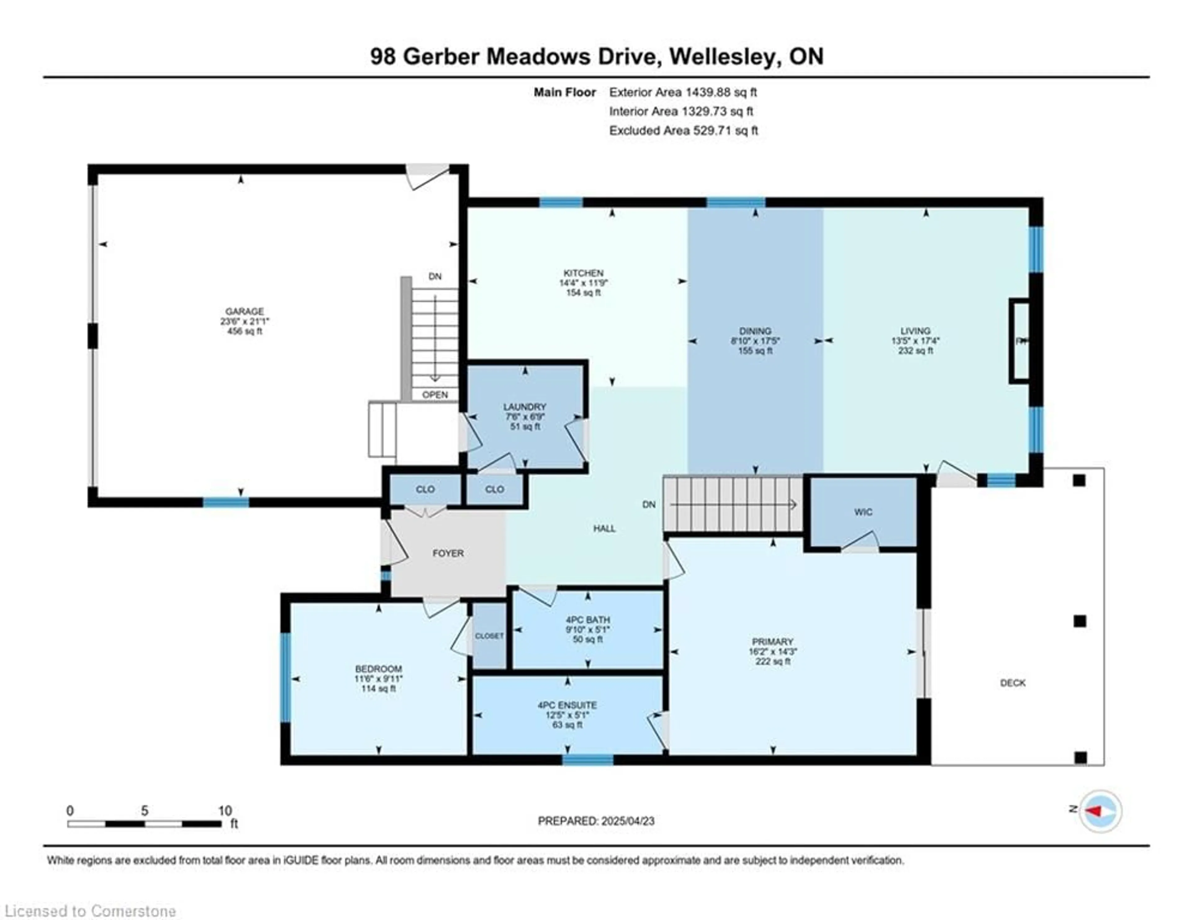 Floor plan for 98 Gerber Meadows Dr, Wellesley Ontario N0B 2T0