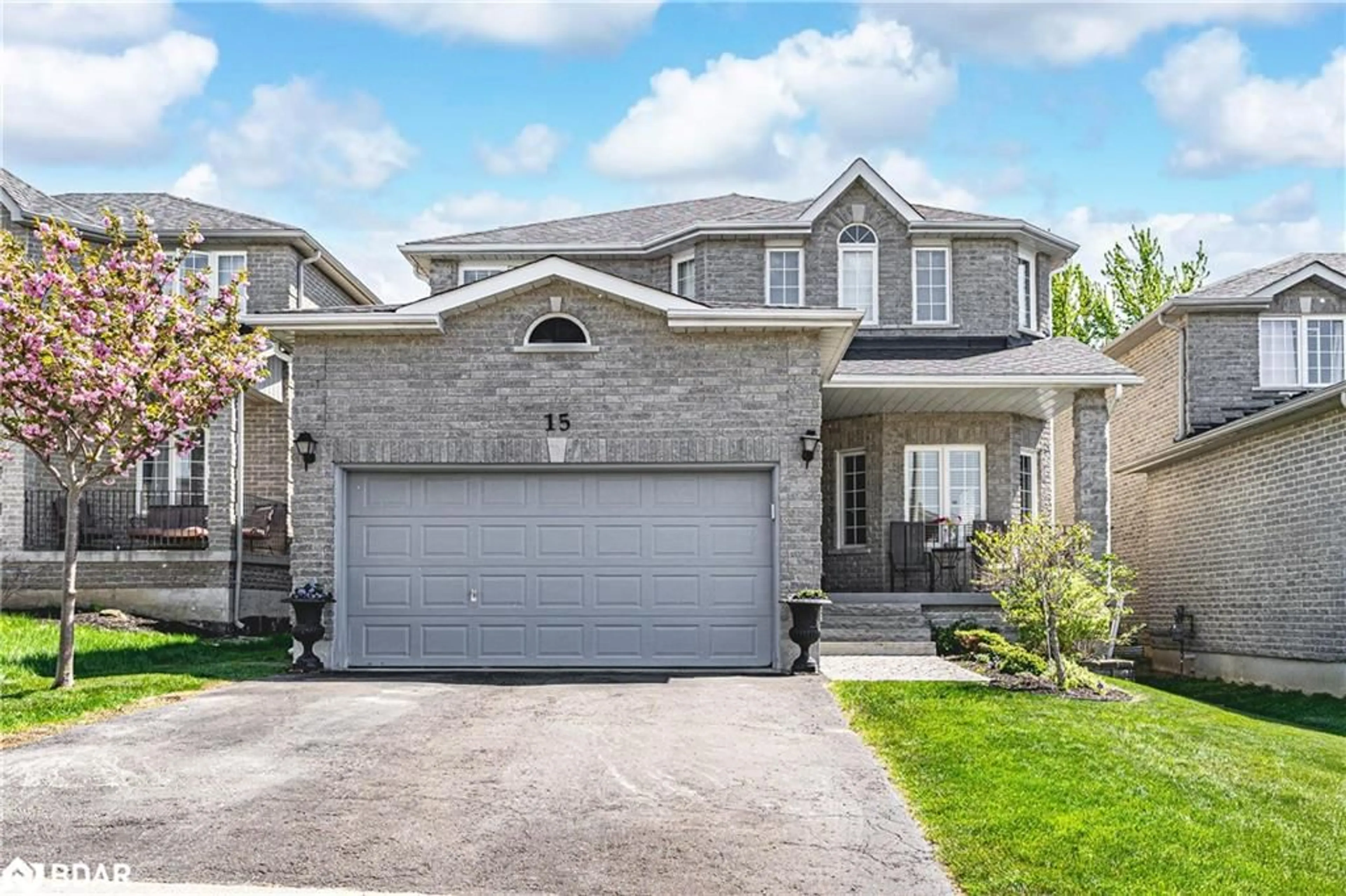 Home with brick exterior material, street for 15 Black Ash Trail, Barrie Ontario L4N 3K2
