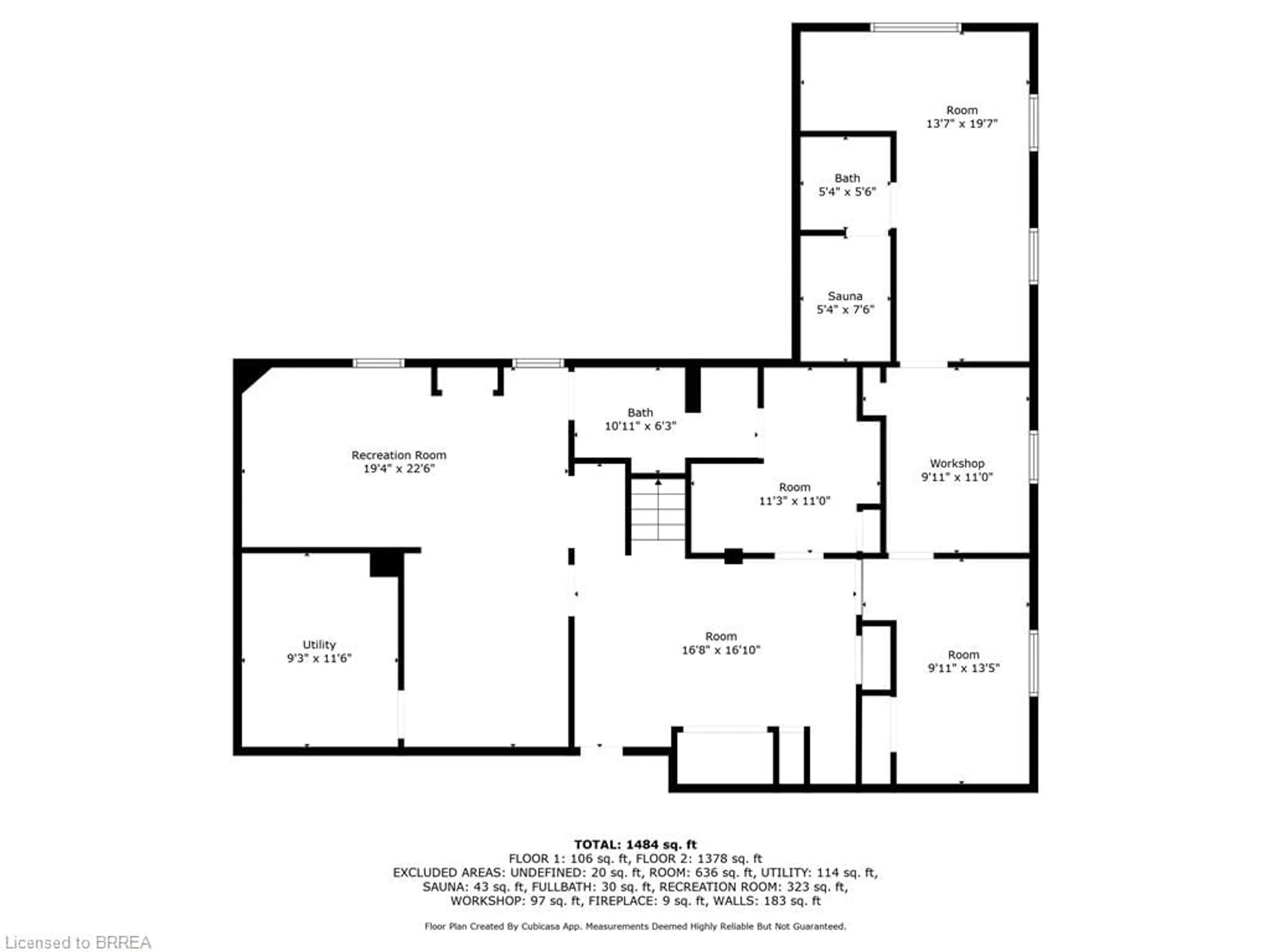 Floor plan for 537 Scenic Dr, Hamilton Ontario L9C 1G9