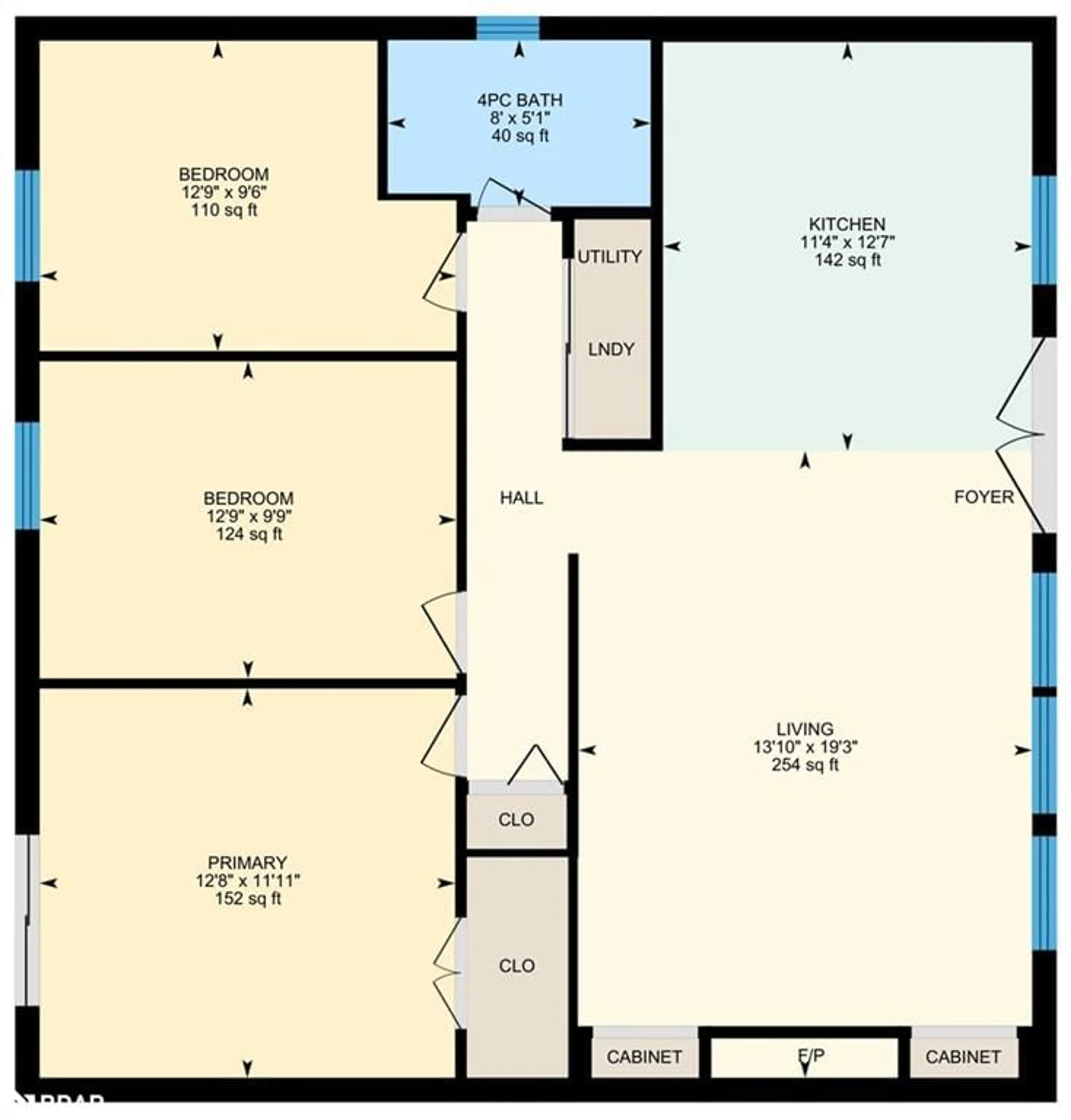Floor plan for 1055 Balsam Road, Bell Ewart Ontario L0L 1C0