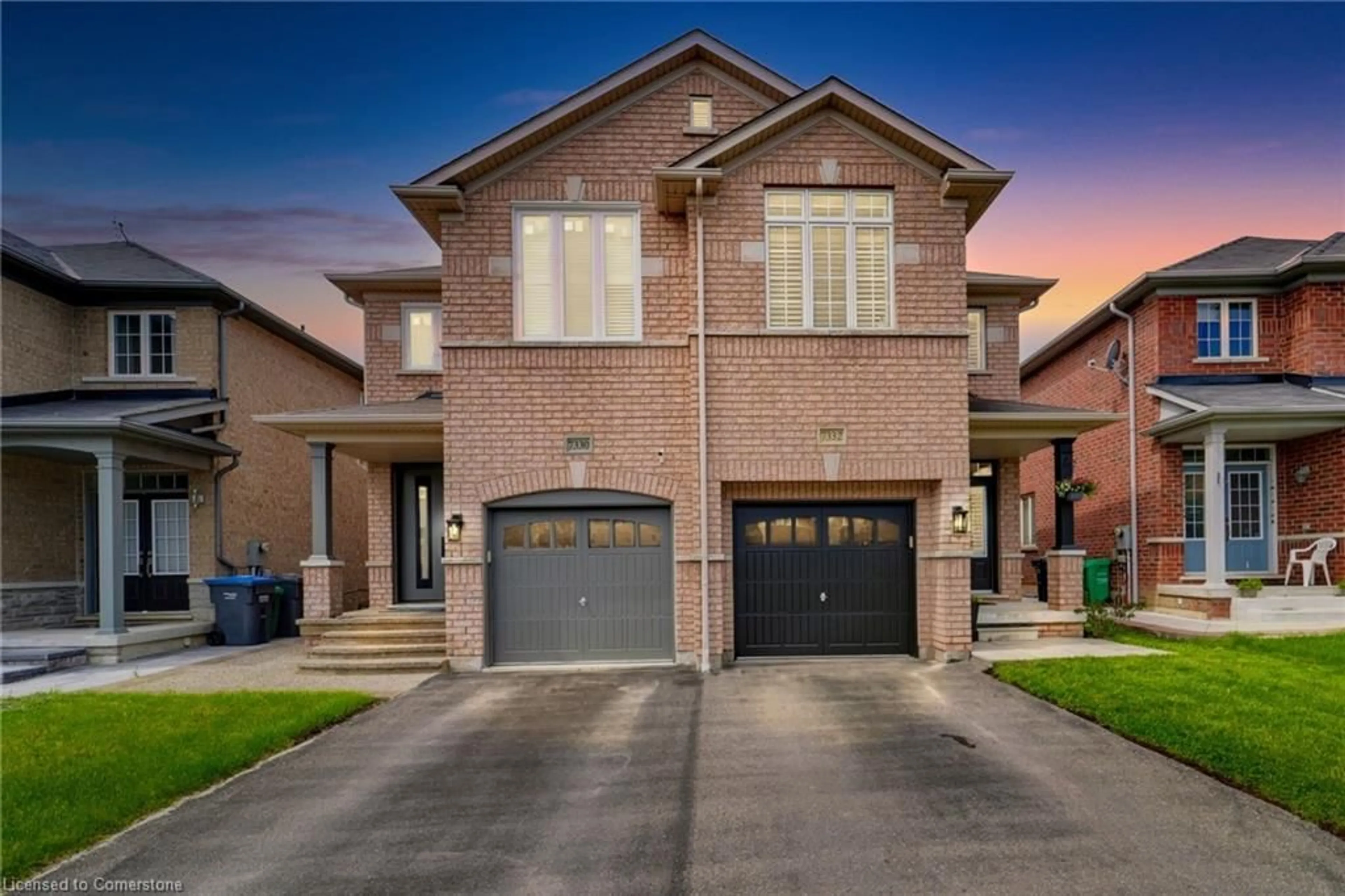 Home with brick exterior material, street for 7332 Golden Meadow Crt, Mississauga Ontario L5W 0B8