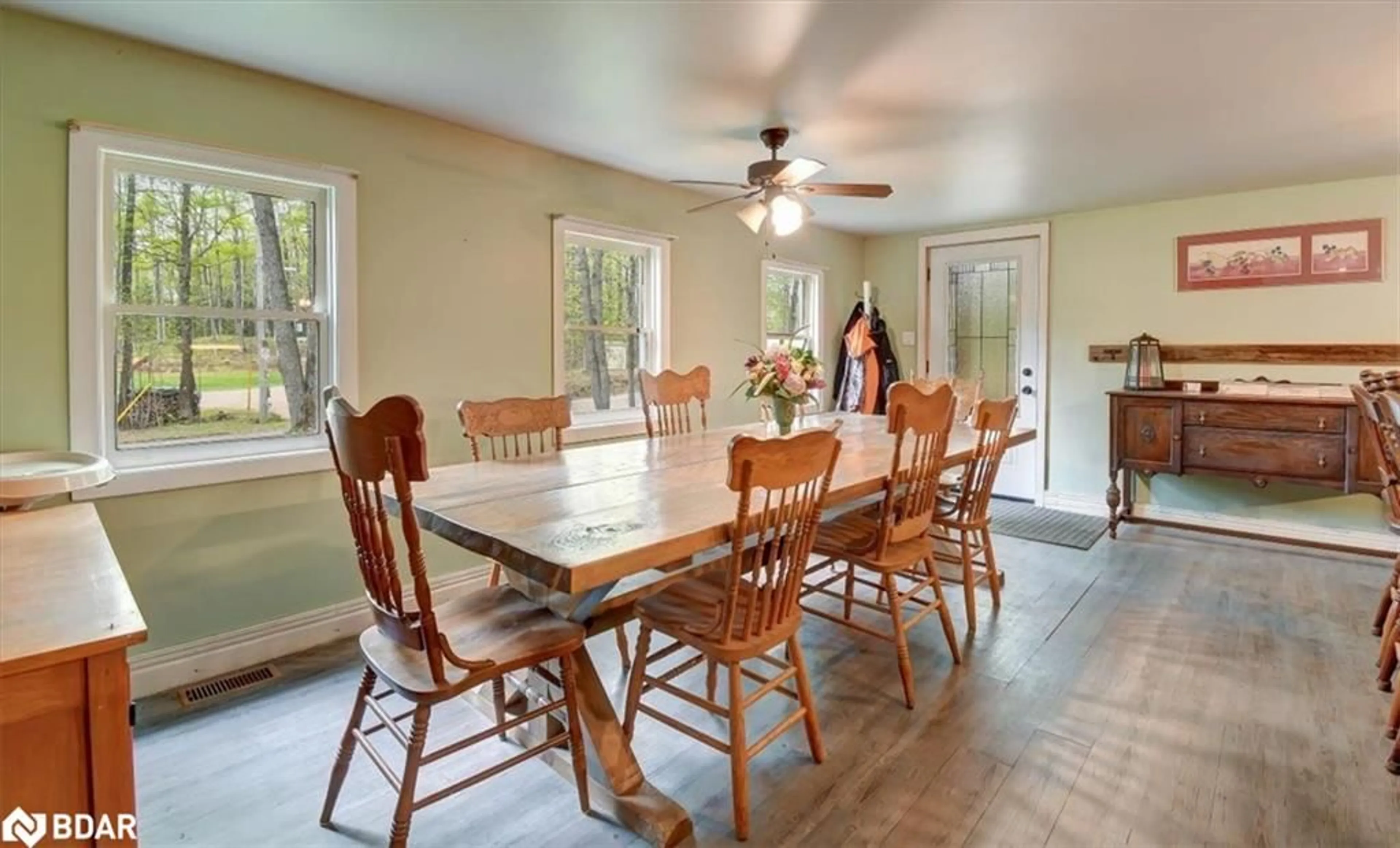 Dining room, wood/laminate floor for 1019 Anderson Road Rd, Tory Hill Ontario K0L 2Y0