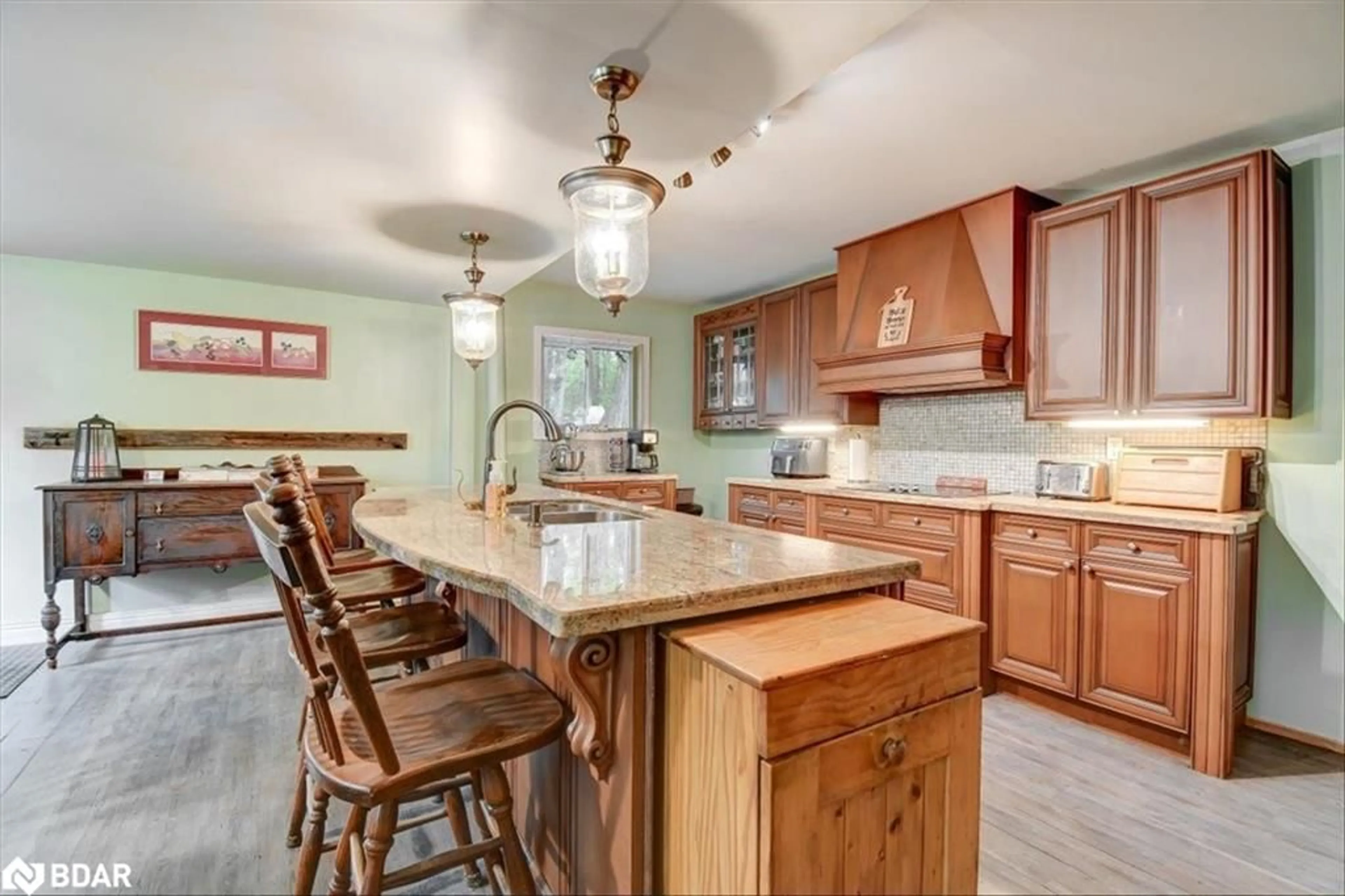Open concept kitchen, ceramic/tile floor for 1019 Anderson Road Rd, Tory Hill Ontario K0L 2Y0