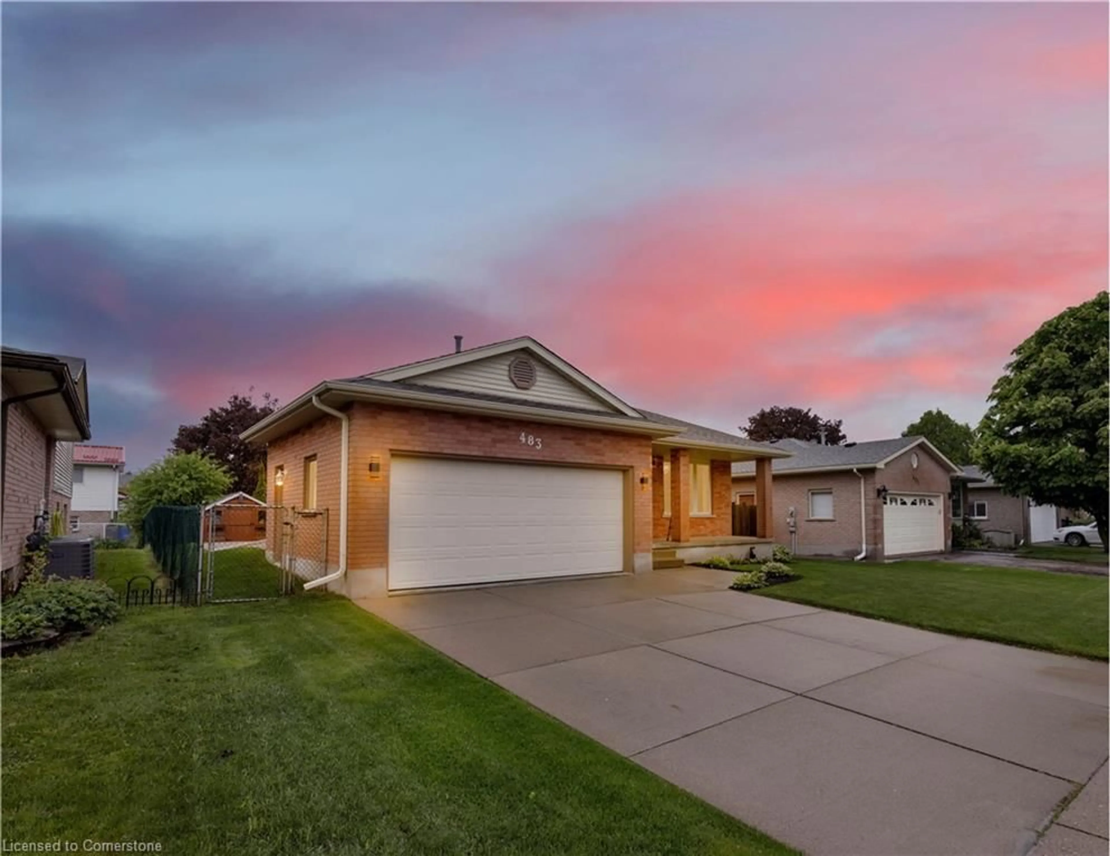 Home with brick exterior material, street for 483 Northlake Dr, Waterloo Ontario N2V 2A4