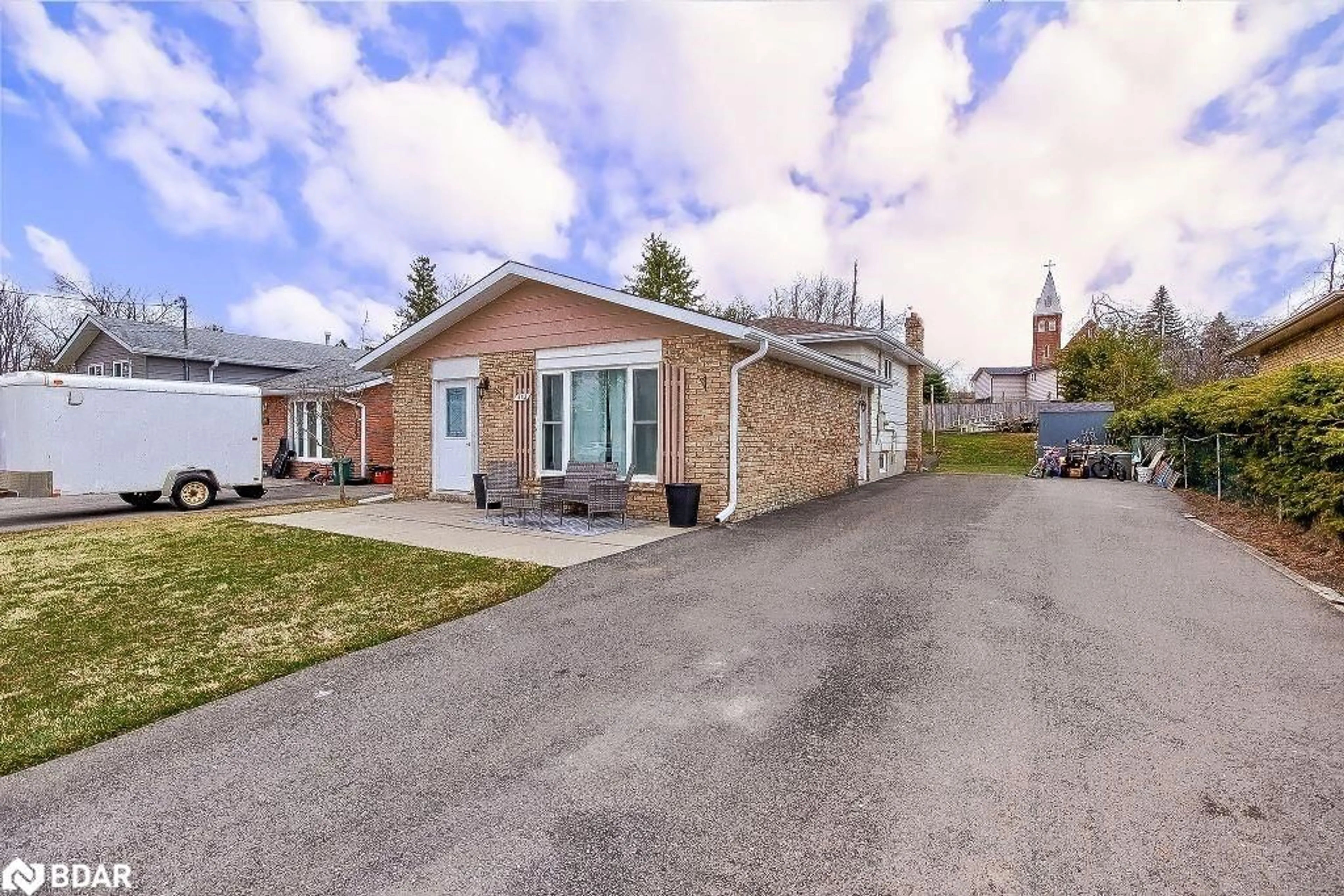 Home with brick exterior material, street for 585 North St, Beaverton Ontario L0K 1A0