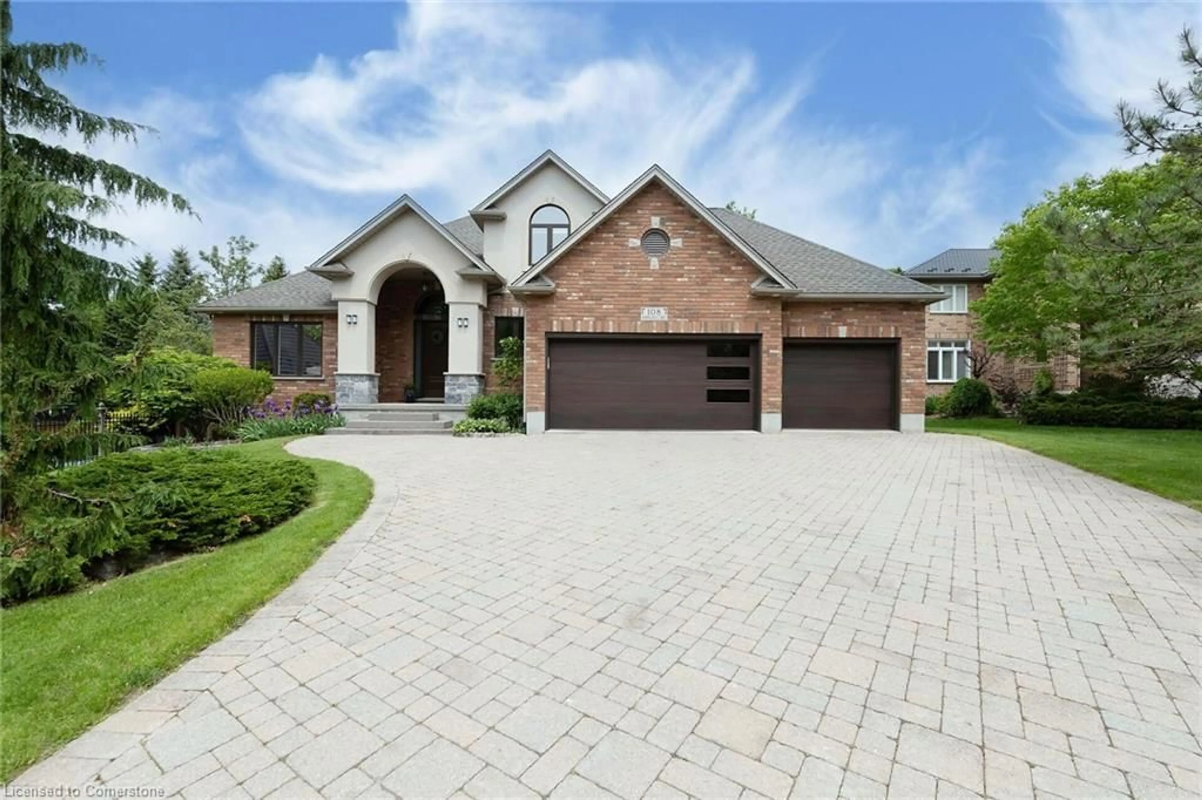 Home with brick exterior material, street for 108 Dirksen Crt, Kitchener Ontario N2P 2M1