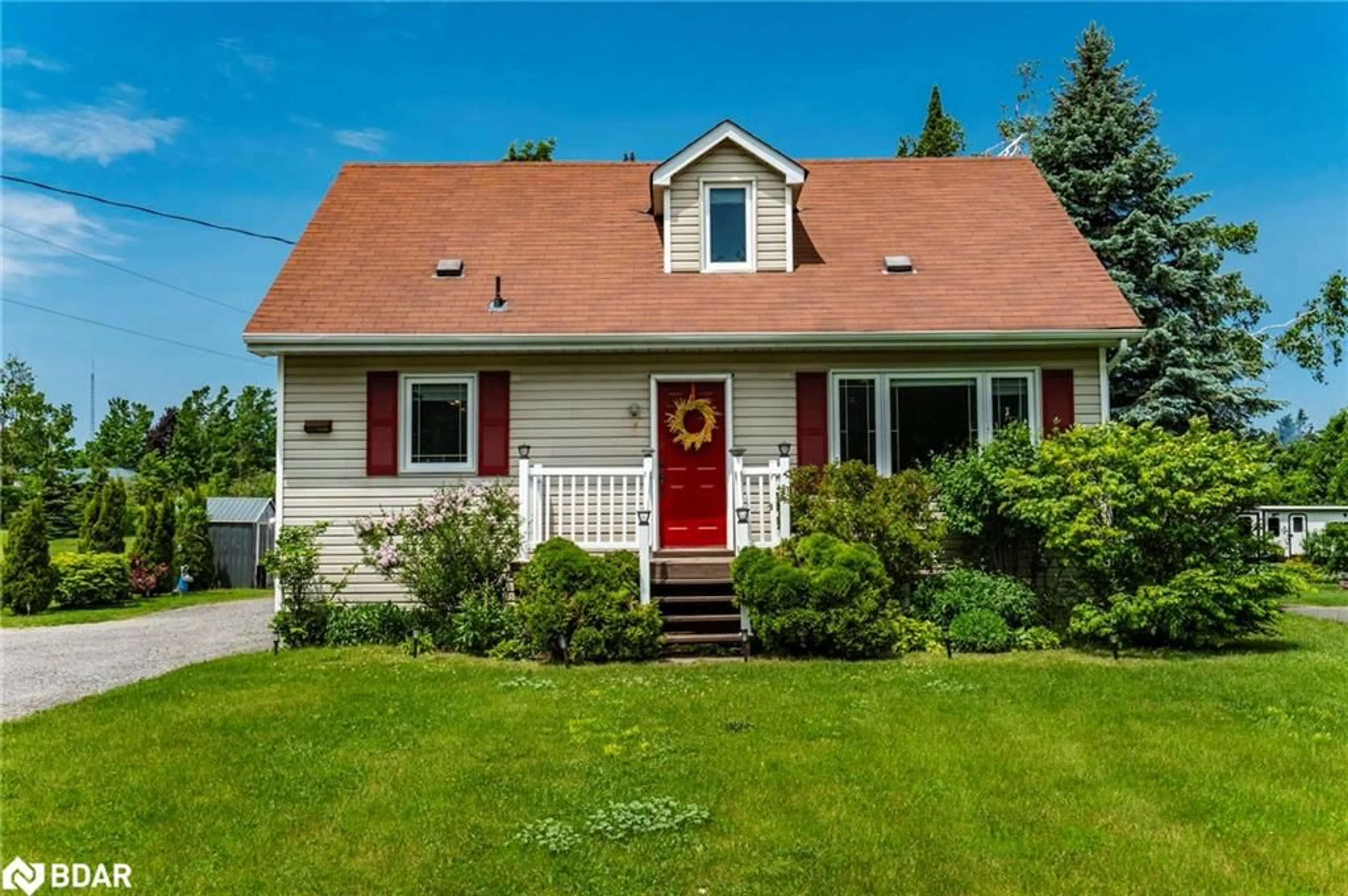 Home with vinyl exterior material, street for 2290 Highway 11 South, Oro-Medonte Ontario L0L 2L0