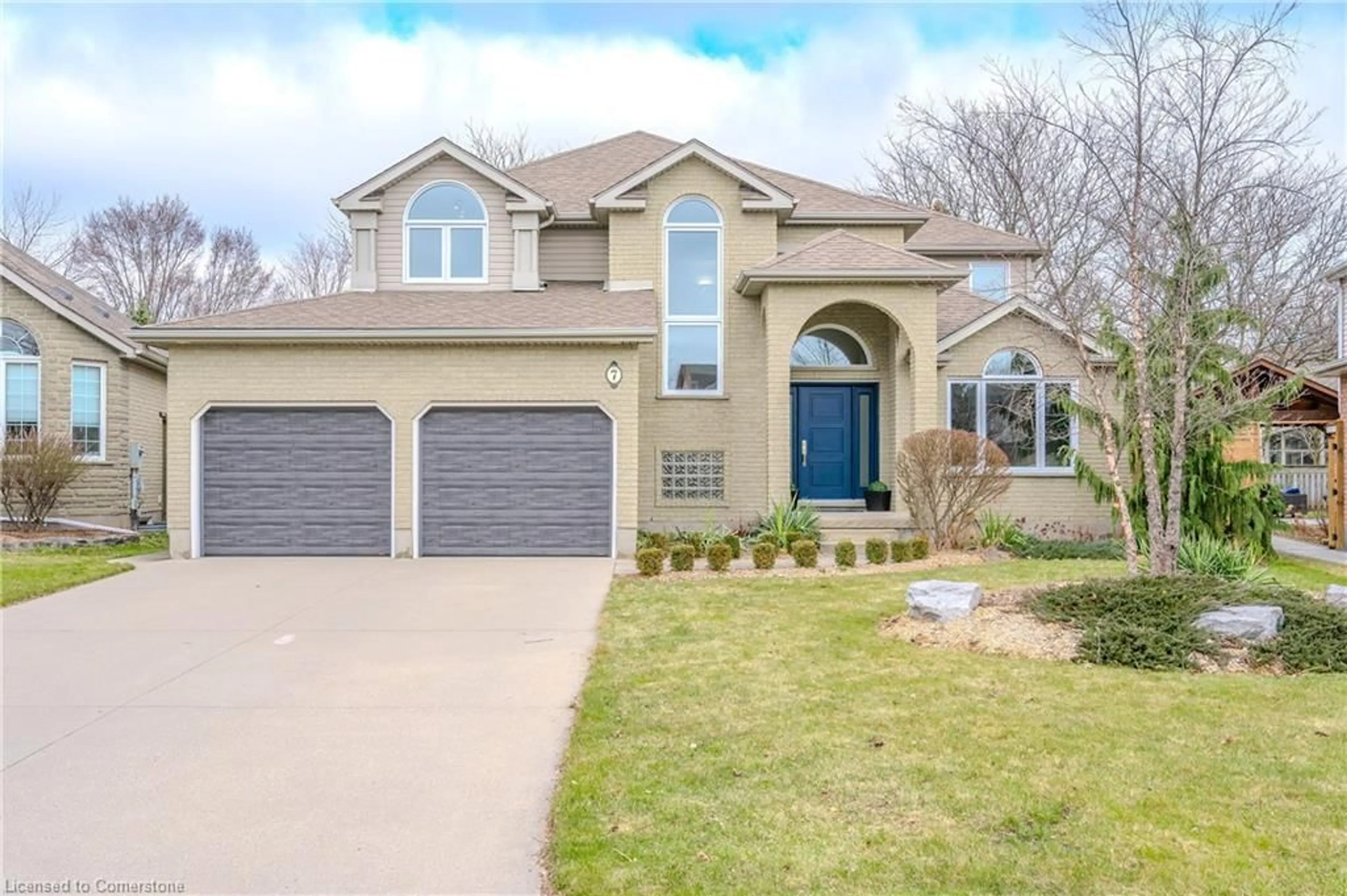 Home with brick exterior material, street for 7 Elderberry Crt, Guelph Ontario N1L 1K3