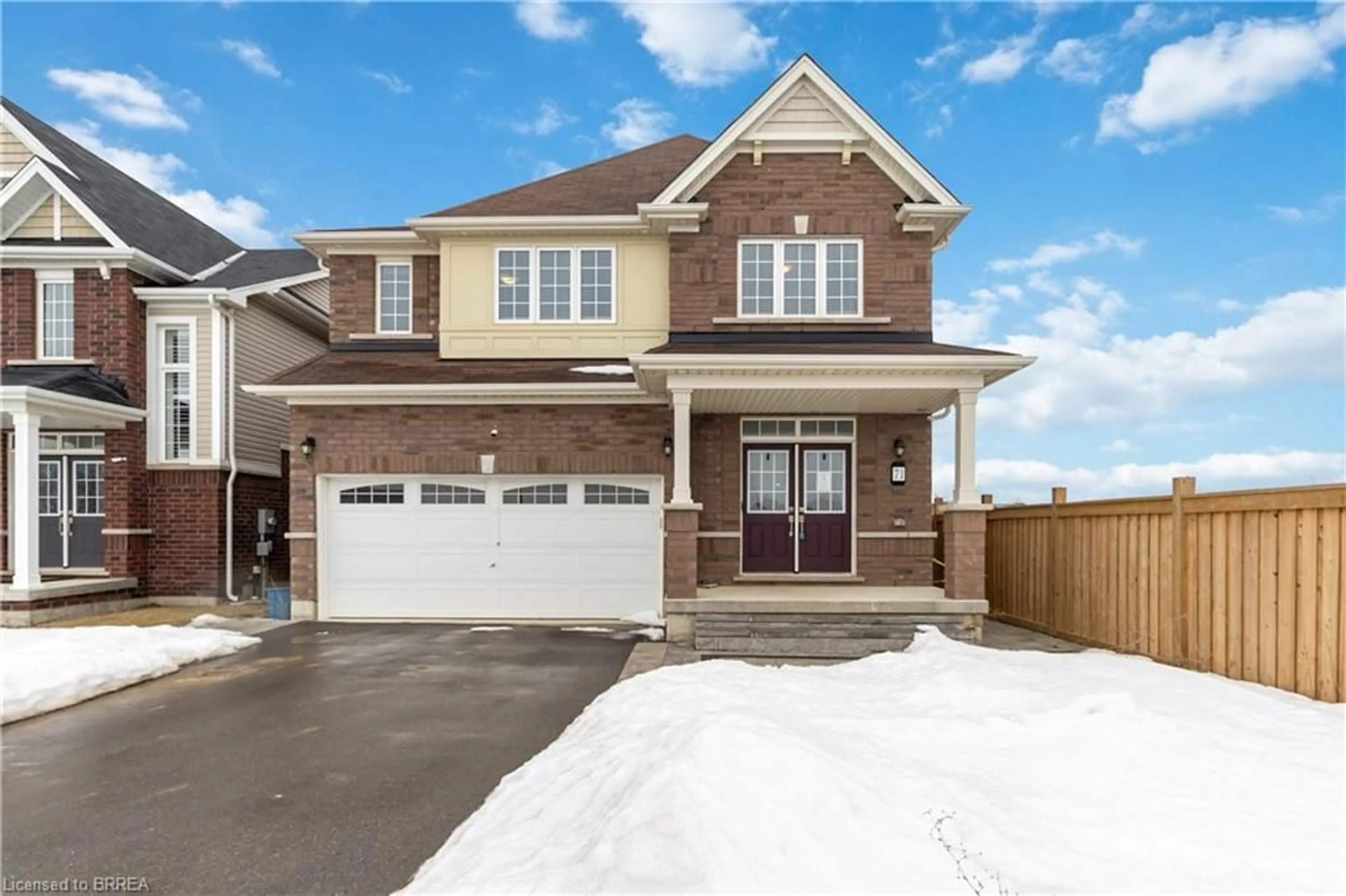 Home with brick exterior material, street for 71 Anderson Rd, Brantford Ontario N3T 5L5