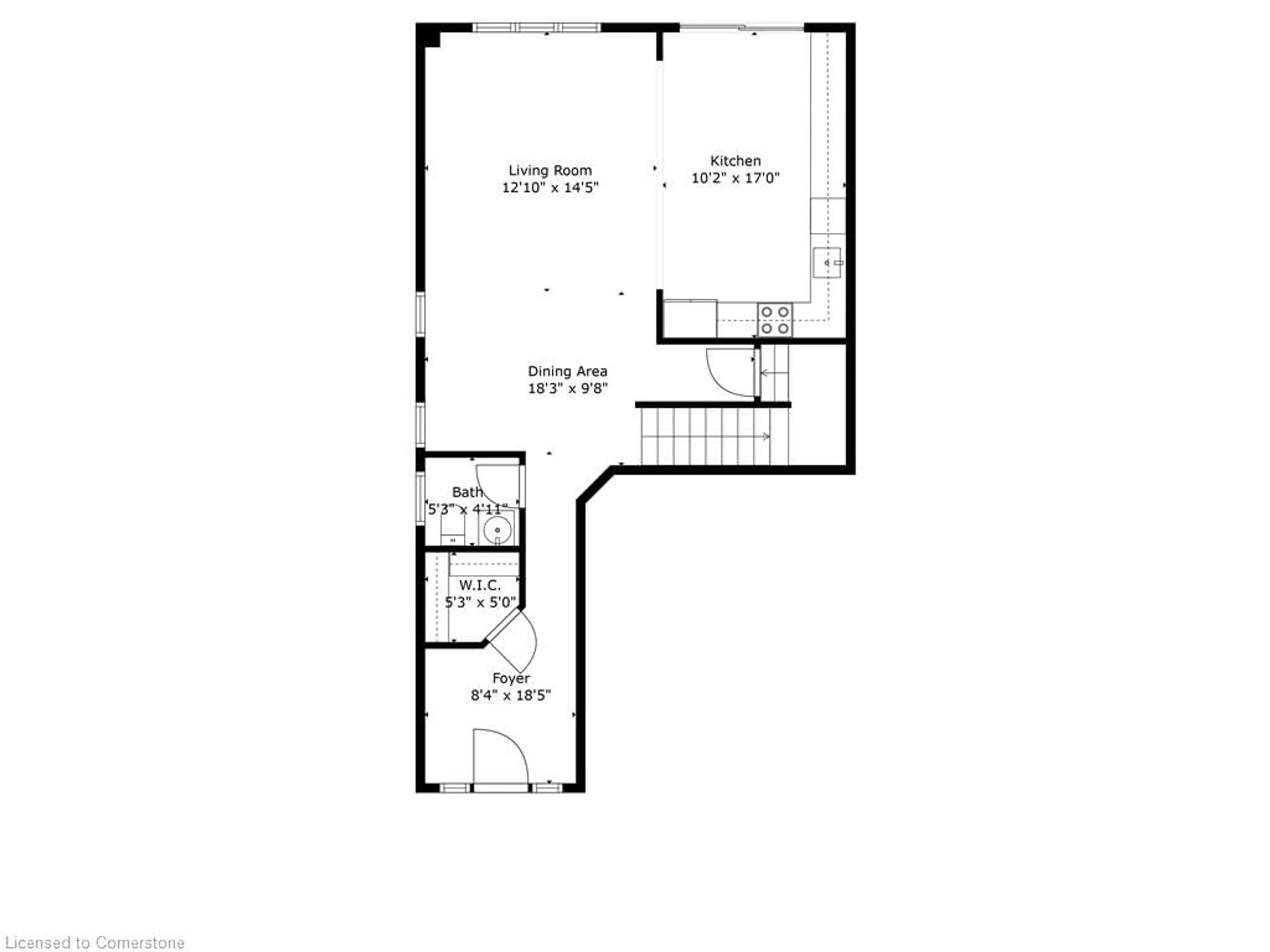 Floor plan for 467 Avens St, Waterloo Ontario N2V 0B6