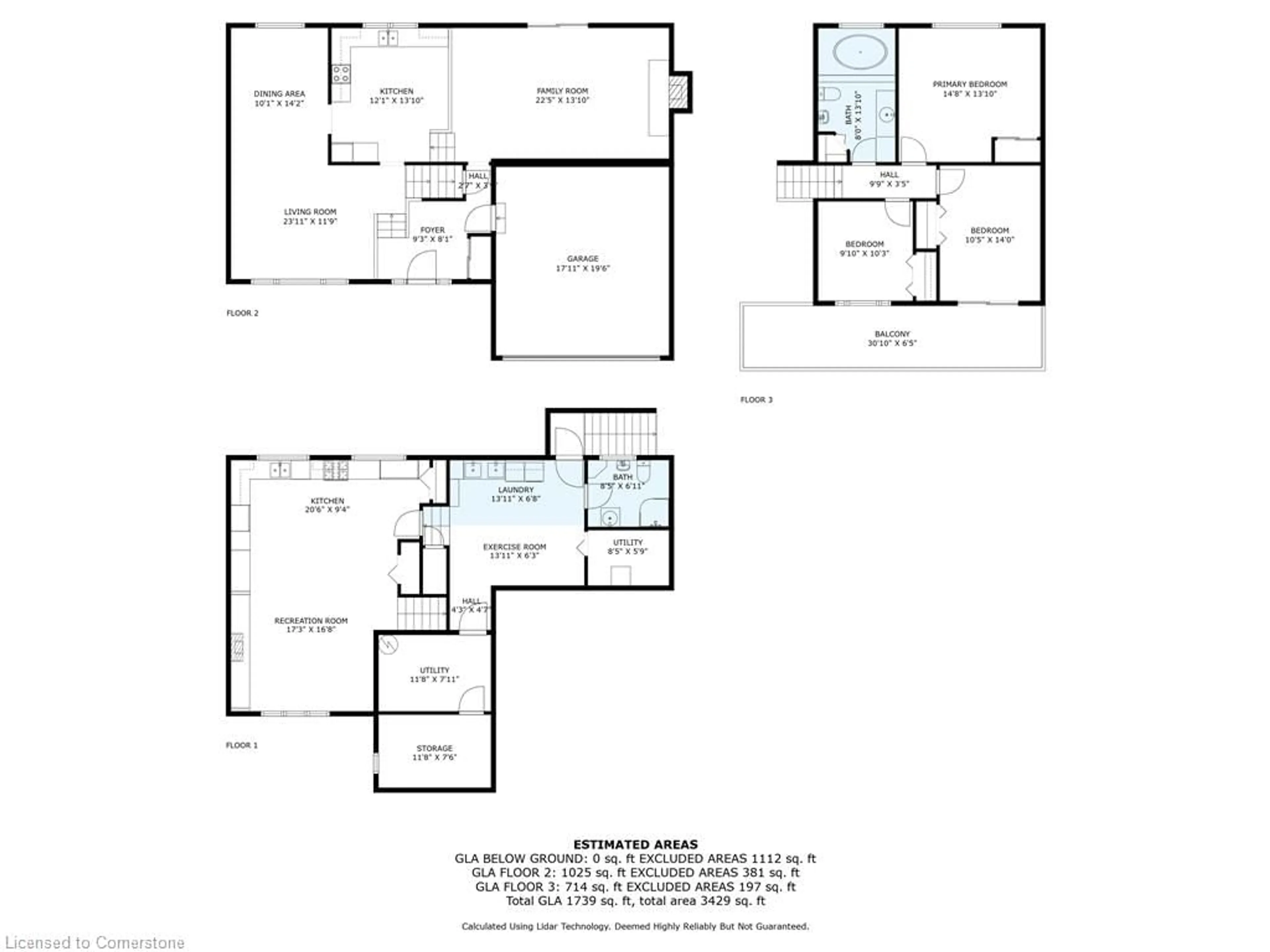 Floor plan for 2344 Brinell Ave, Burlington Ontario L7R 3P5