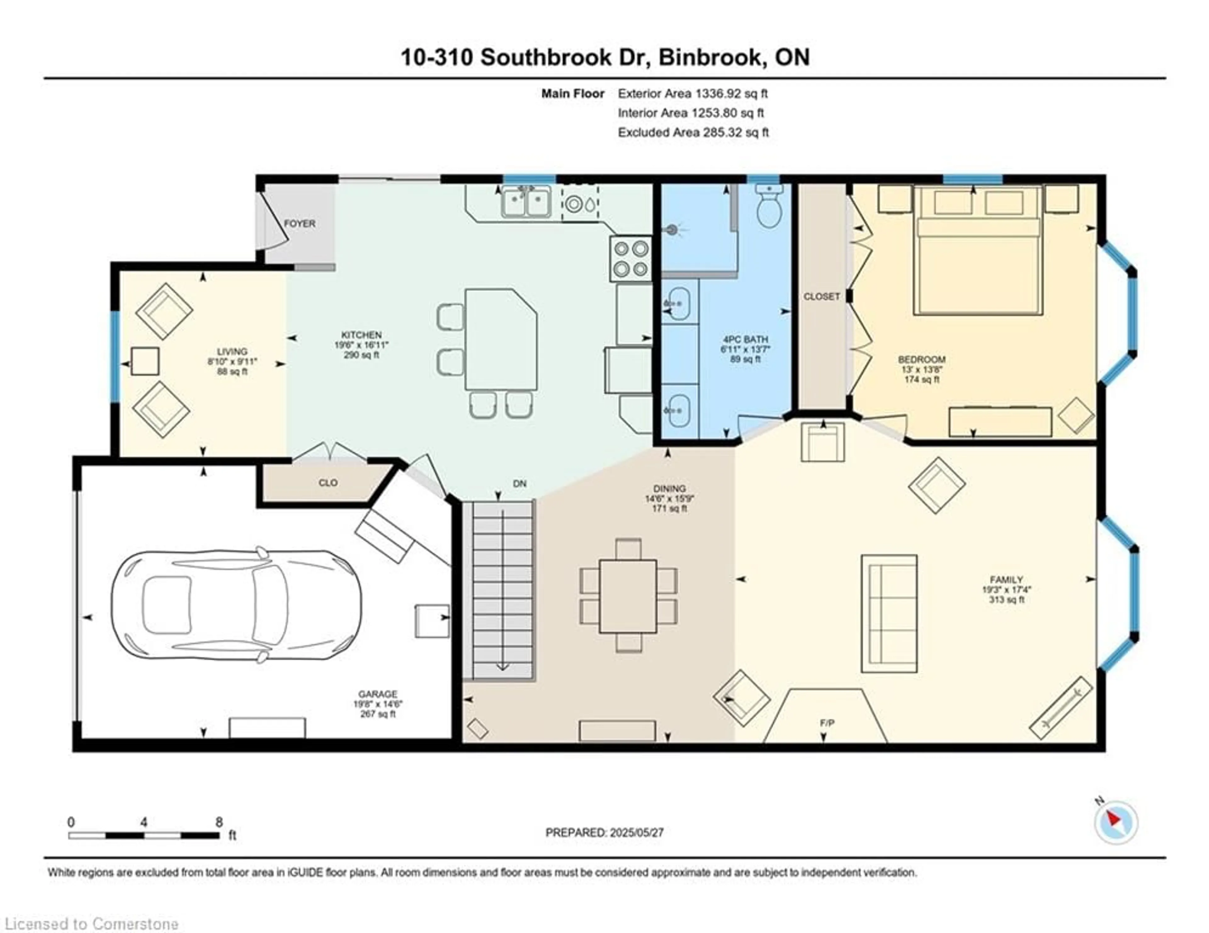 Floor plan for 310 Southbrook Dr #10, Binbrook Ontario L0R 1C0