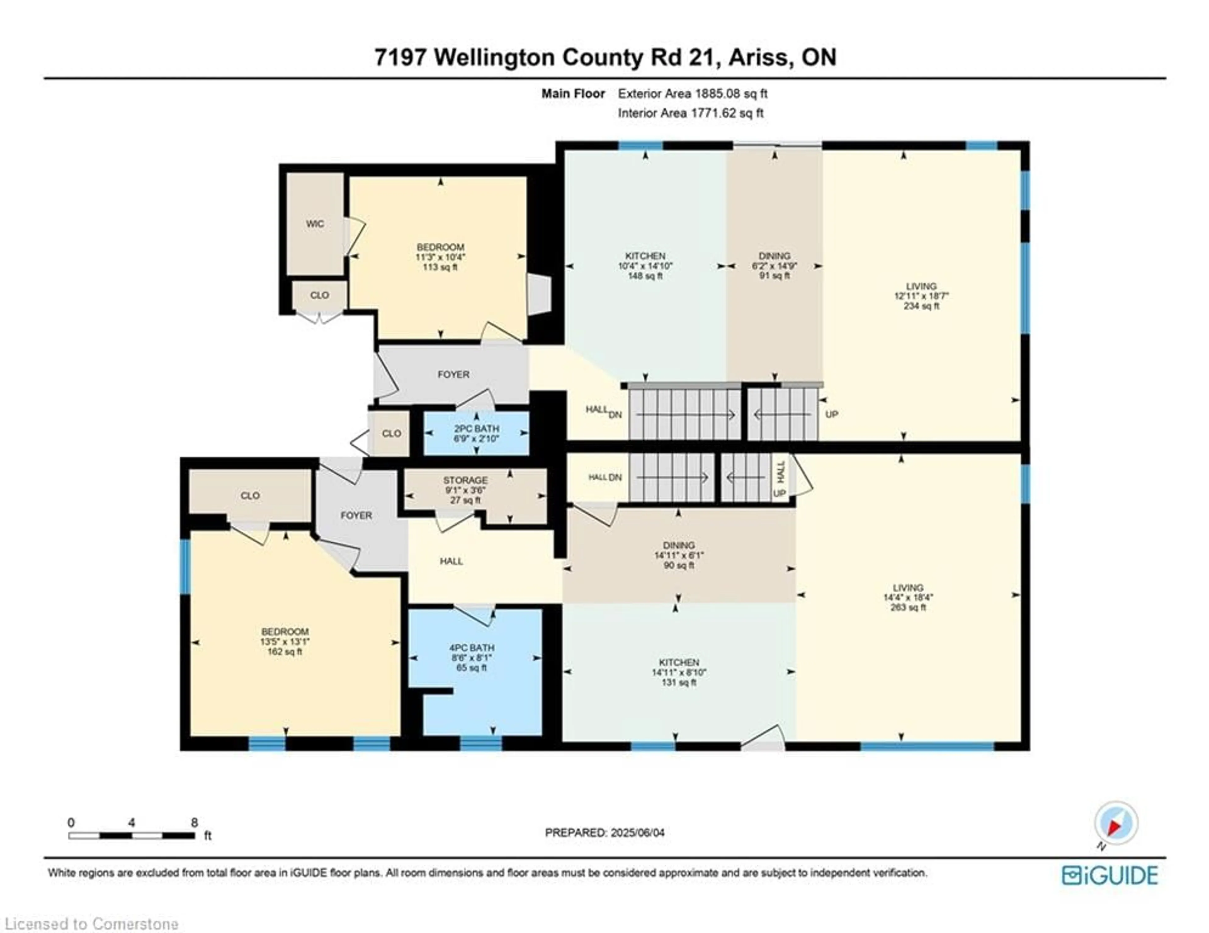 Floor plan for 7197 Wellington Rd 21, Wellington Ontario N0B 1B0