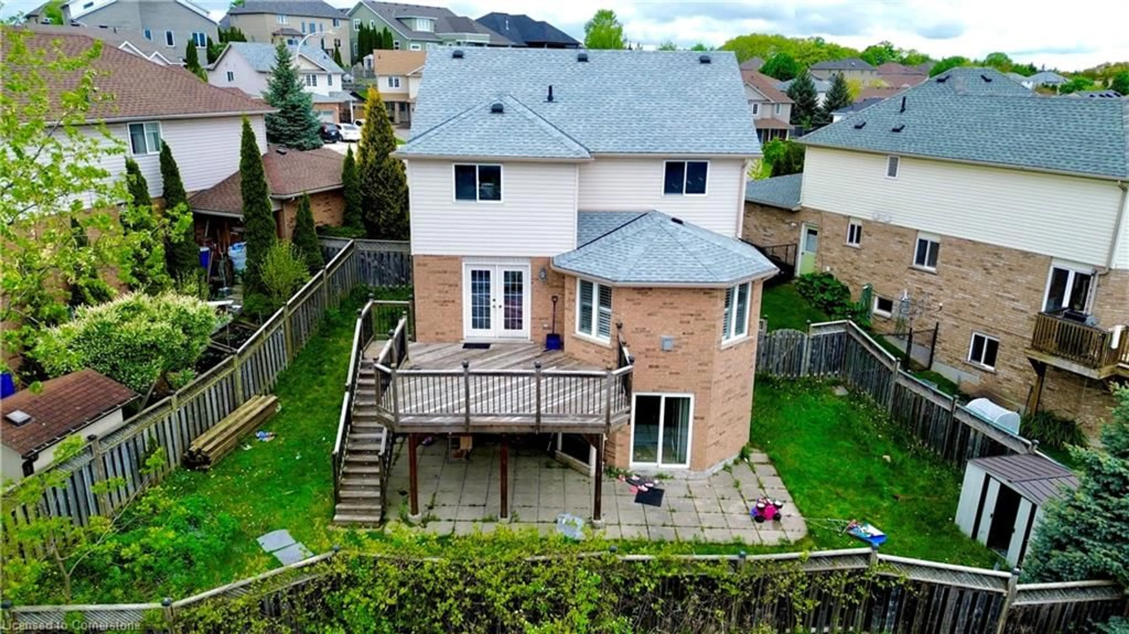 A pic from outside/outdoor area/front of a property/back of a property/a pic from drone, unknown for 53 Sandwell Crt, Kitchener Ontario N2A 4H9