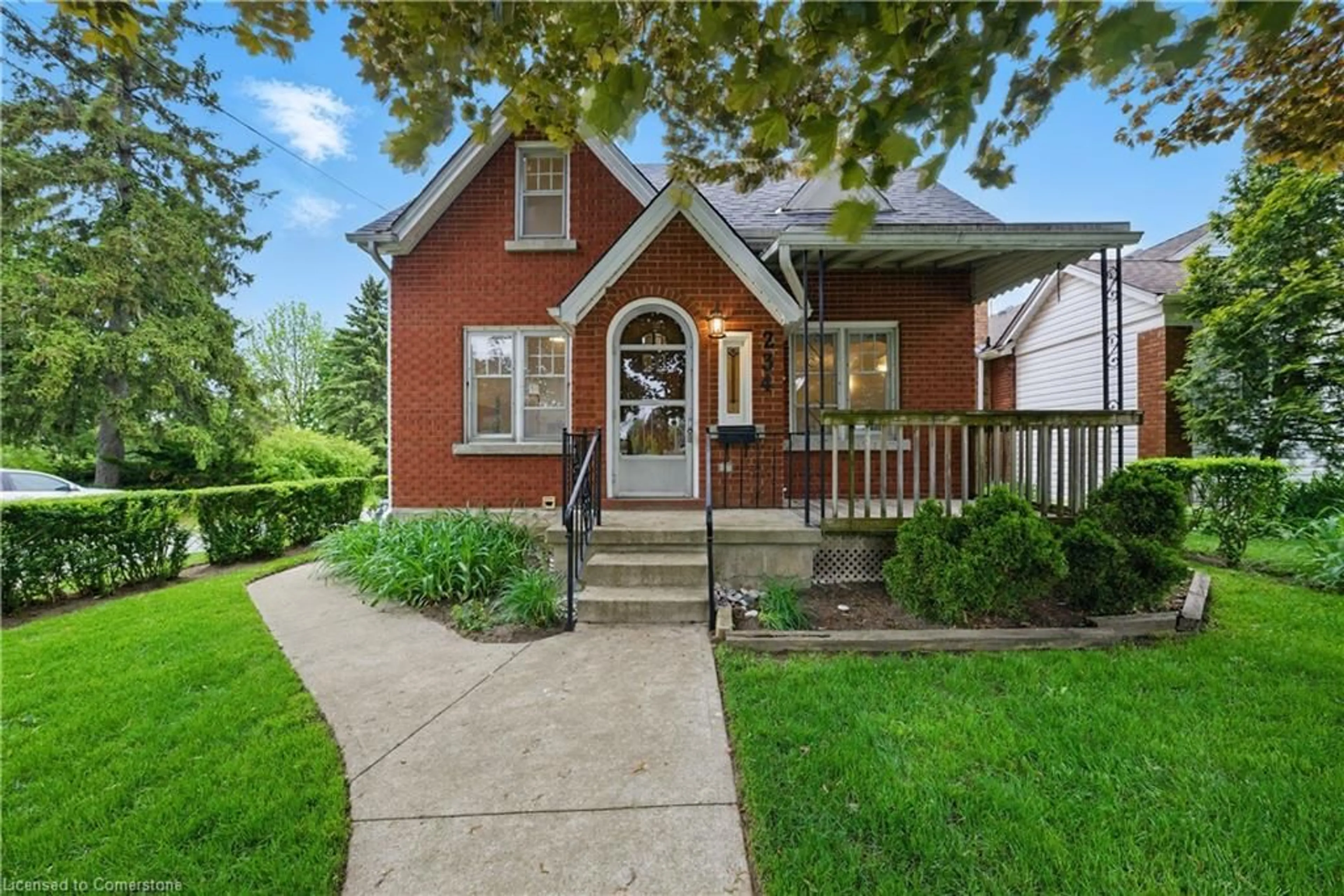 Home with brick exterior material, street for 234 Waterloo St, Kitchener Ontario N2H 3W1